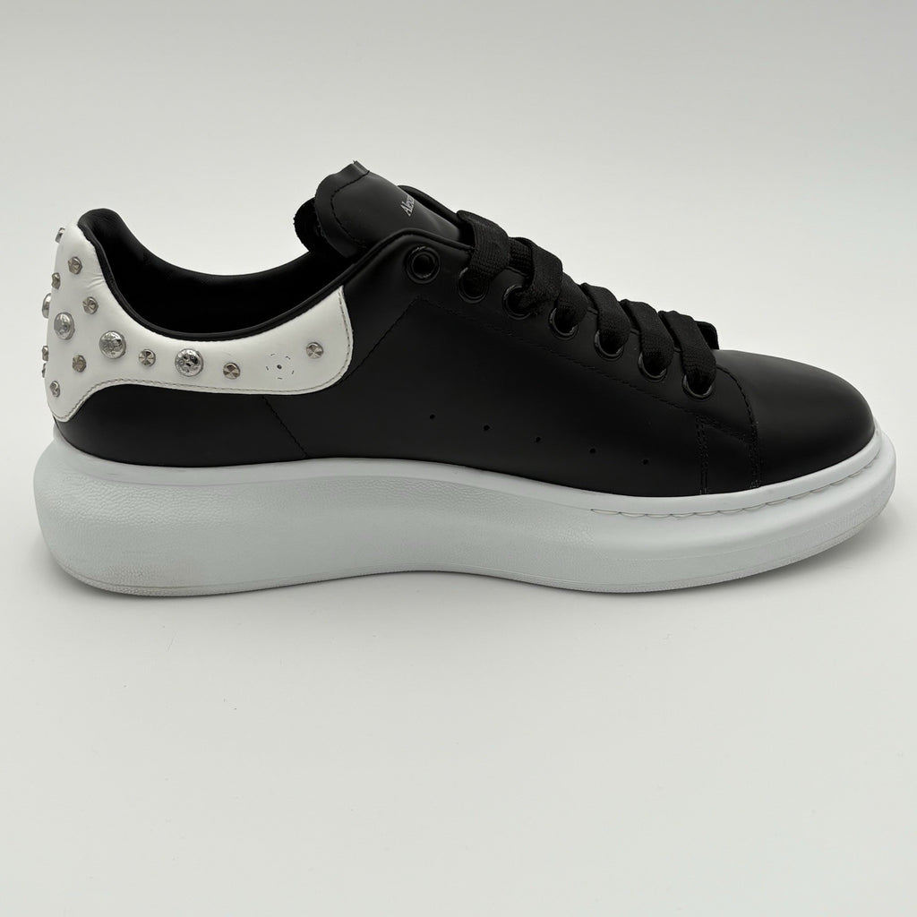 Size 43 (10 US) - Alexander McQueen Studded Oversized ' Black White ' | CLEAN!