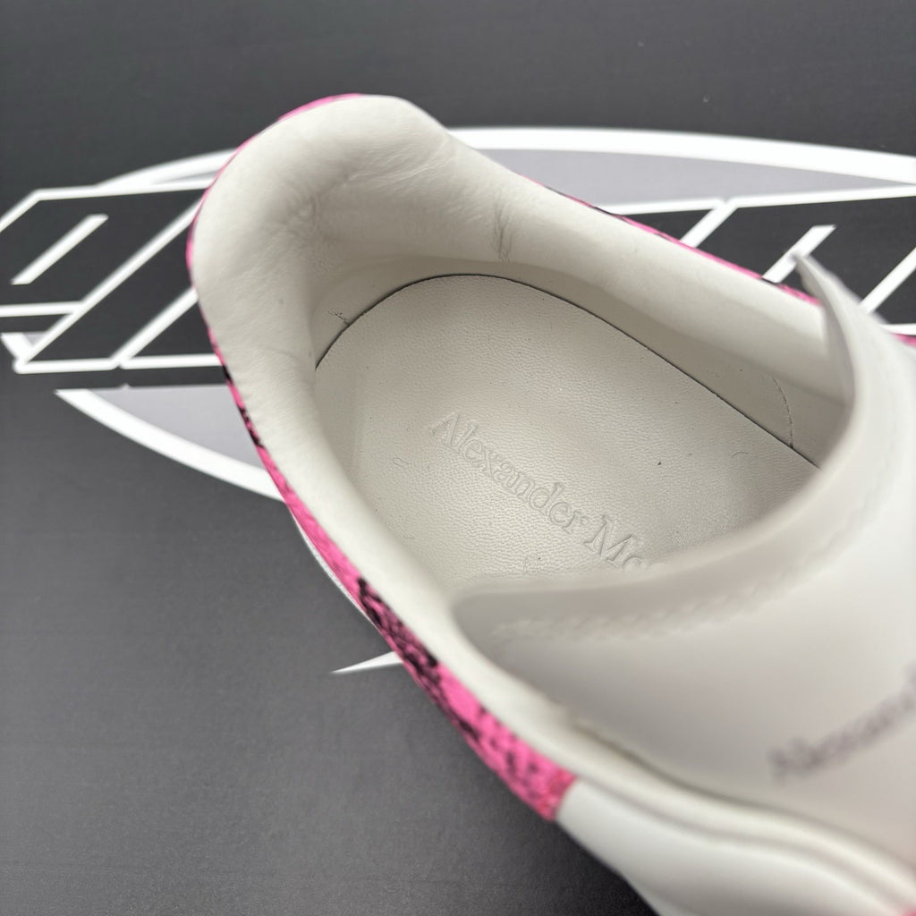 Size 41 (8 US) Alexander McQueen ' White, Pink Snake Print ' | GREAT CONDITION!