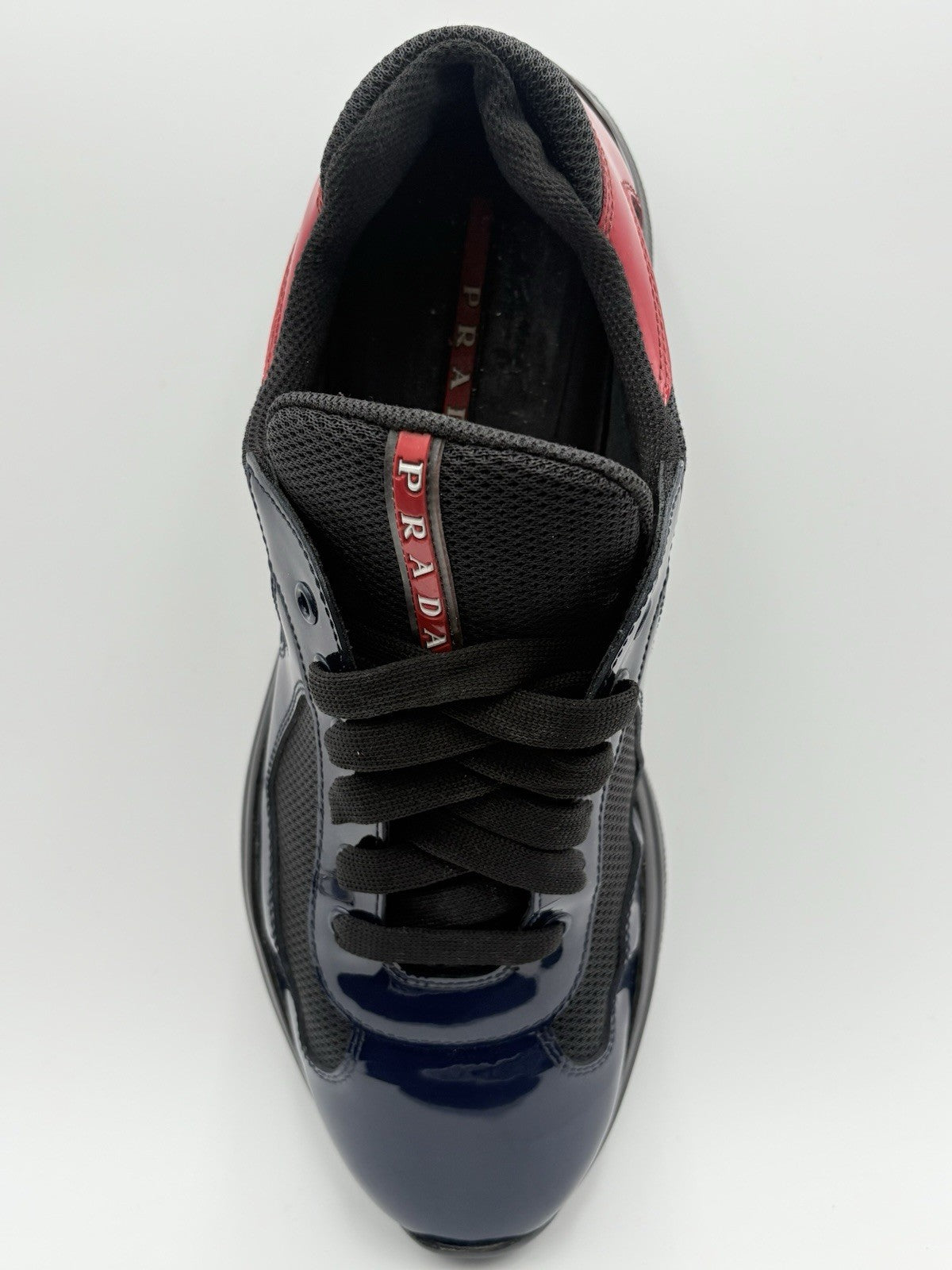 Size 10 UK (11 US) Prada Americas Cup ' Navy Red ' | GREAT CONDITION!