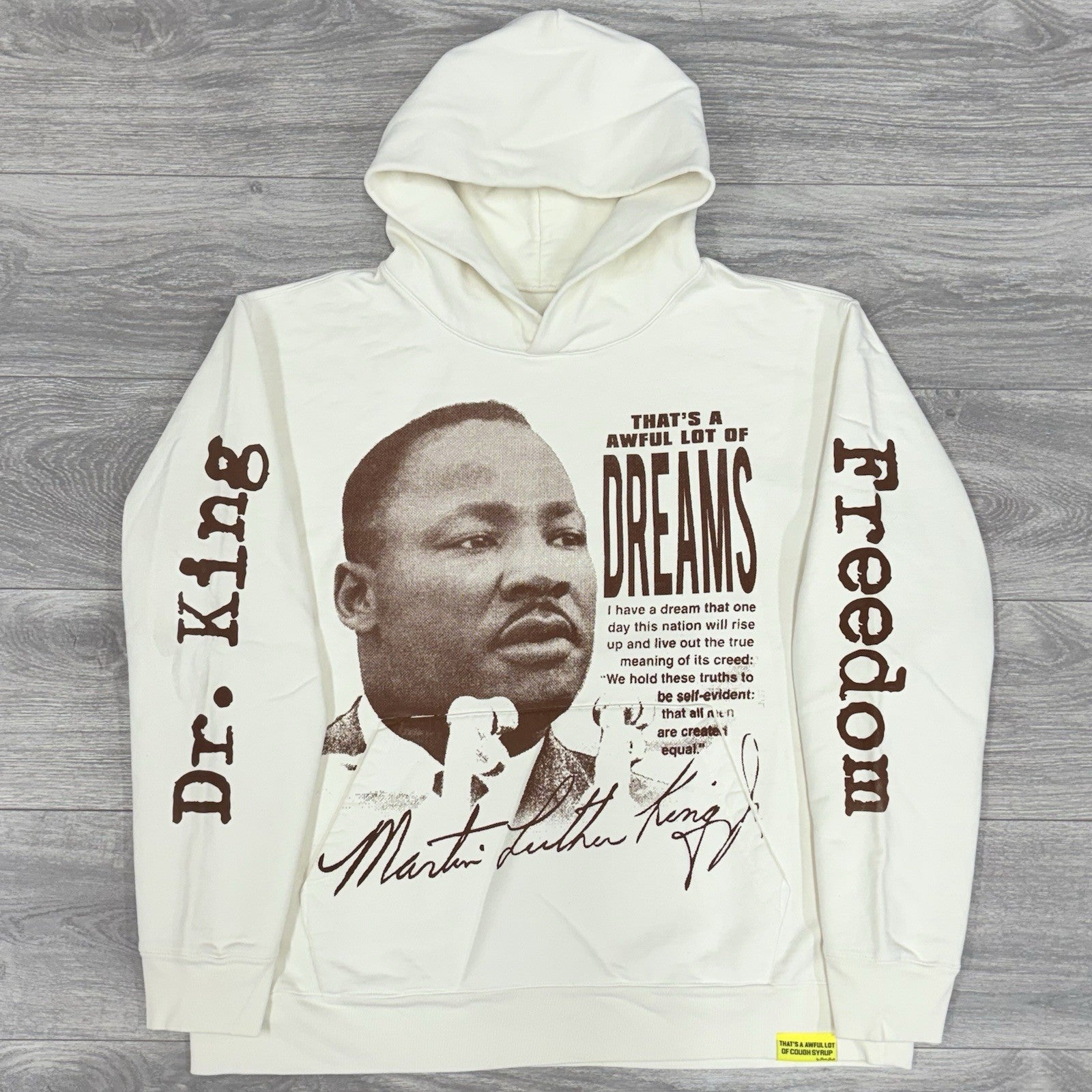 Size L - Thats An Awful Lot Of Cough Syrup "Awful Lot Of Dreams" ' Beige ' | NEW