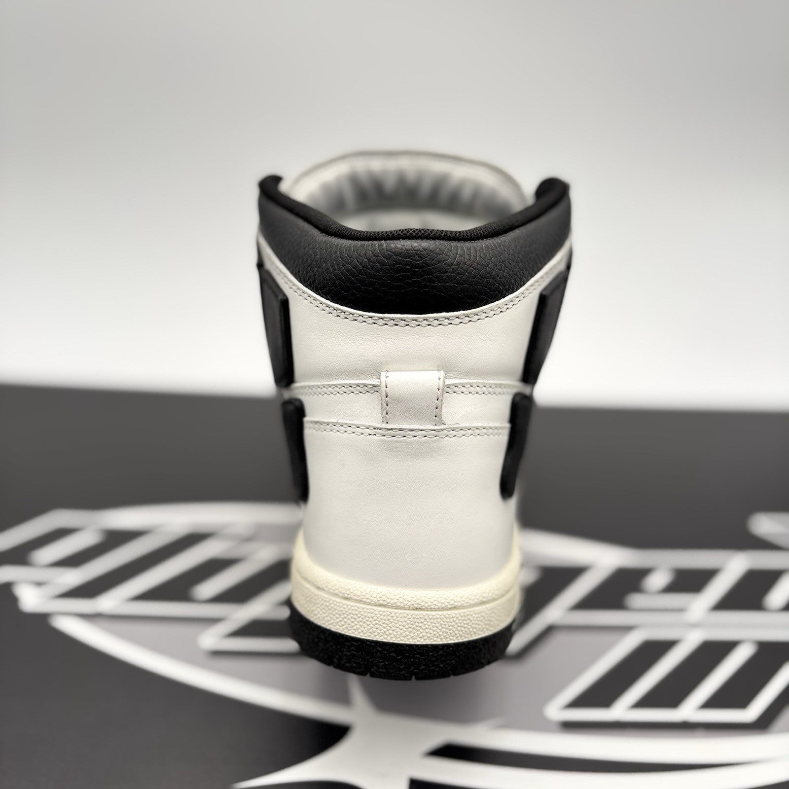 Size 42 (9US) - Amiri Skel High Top Sneakers ' White, Black ' | GREAT CONDITION!
