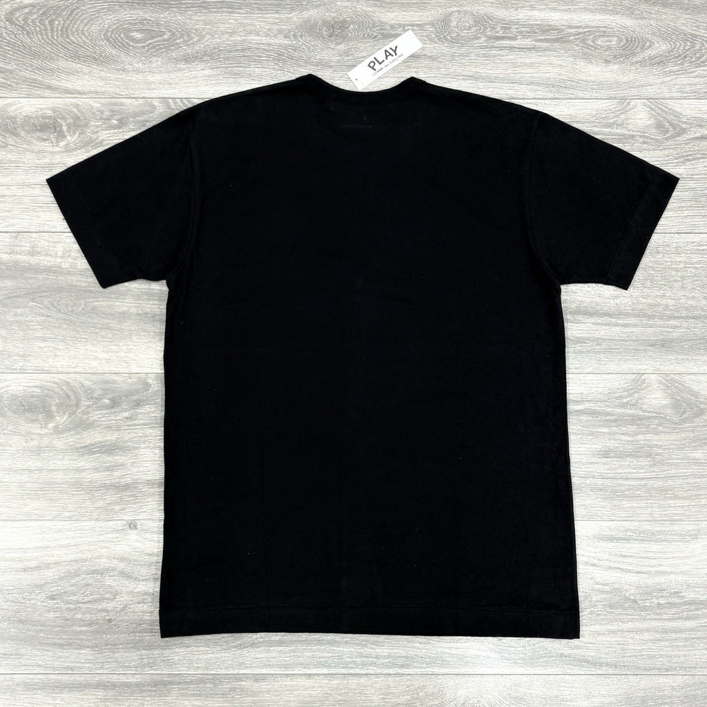 Size XL - Comme Des Garçons Play T Shirt ' Black Gold ' | NEW!