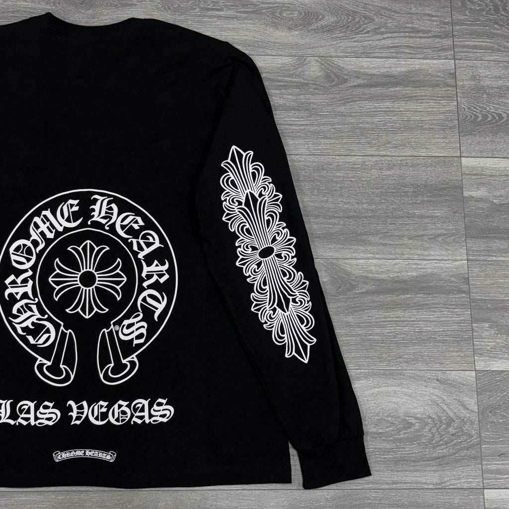 Size XXL - Chrome Hearts Los Angeles Exclusive Long Sleeve ' Black ' | NEW!