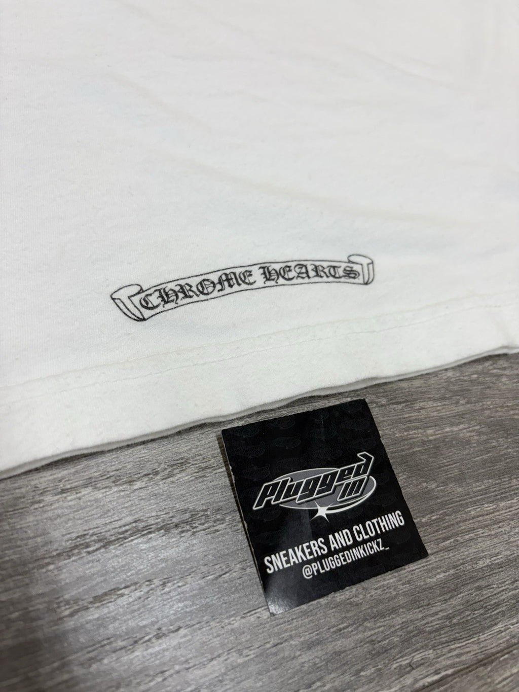 Size Medium - Chrome Hearts Tokyo Exclusive Scroll Label T- Shirt ' White '
