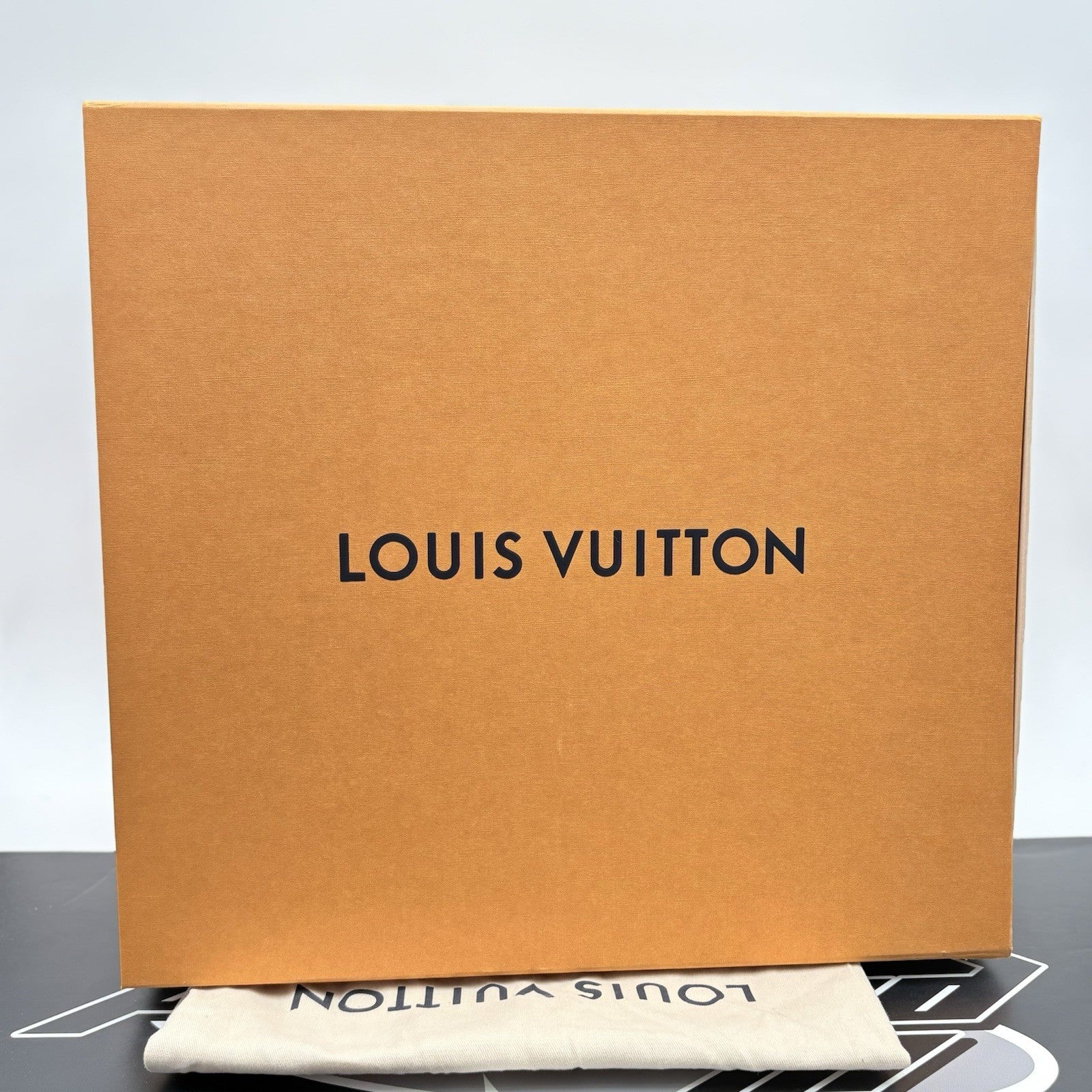 Size 11 LV (12-12.5 US) Louis Vuitton Croc Denim Strap Trainer ' Black ' WORN 1x