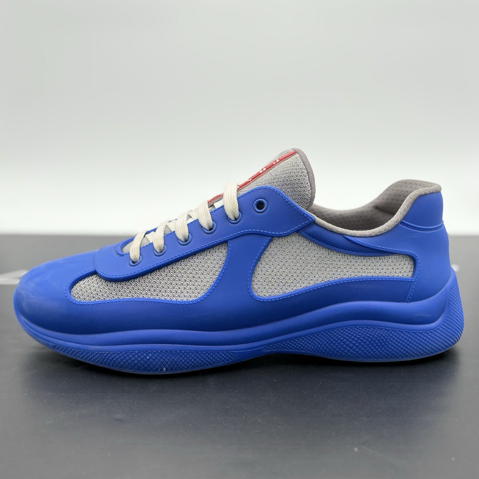 Size 44 (11 US) - Prada America's Cup Soft Rubber ' Blue ' | GREAT CONDITION!