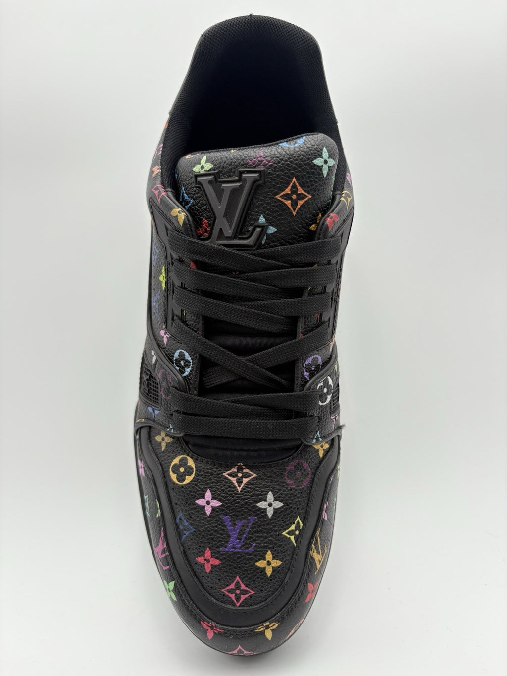 Size 8 LV (9-9.5 US) Louis Vuitton X Murakami Trainer ' Black ' | SUPER CLEAN