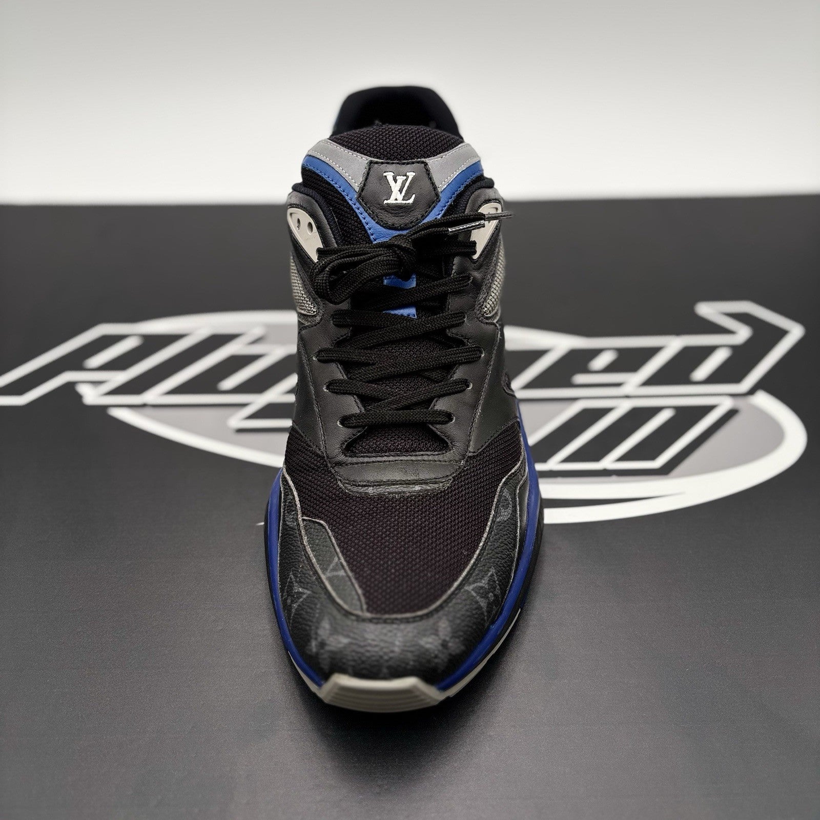 Size 9 LV (10-10.5 US) - Louis Vuitton Trail ' Monogram, Blue ' | SUPER CLEAN!