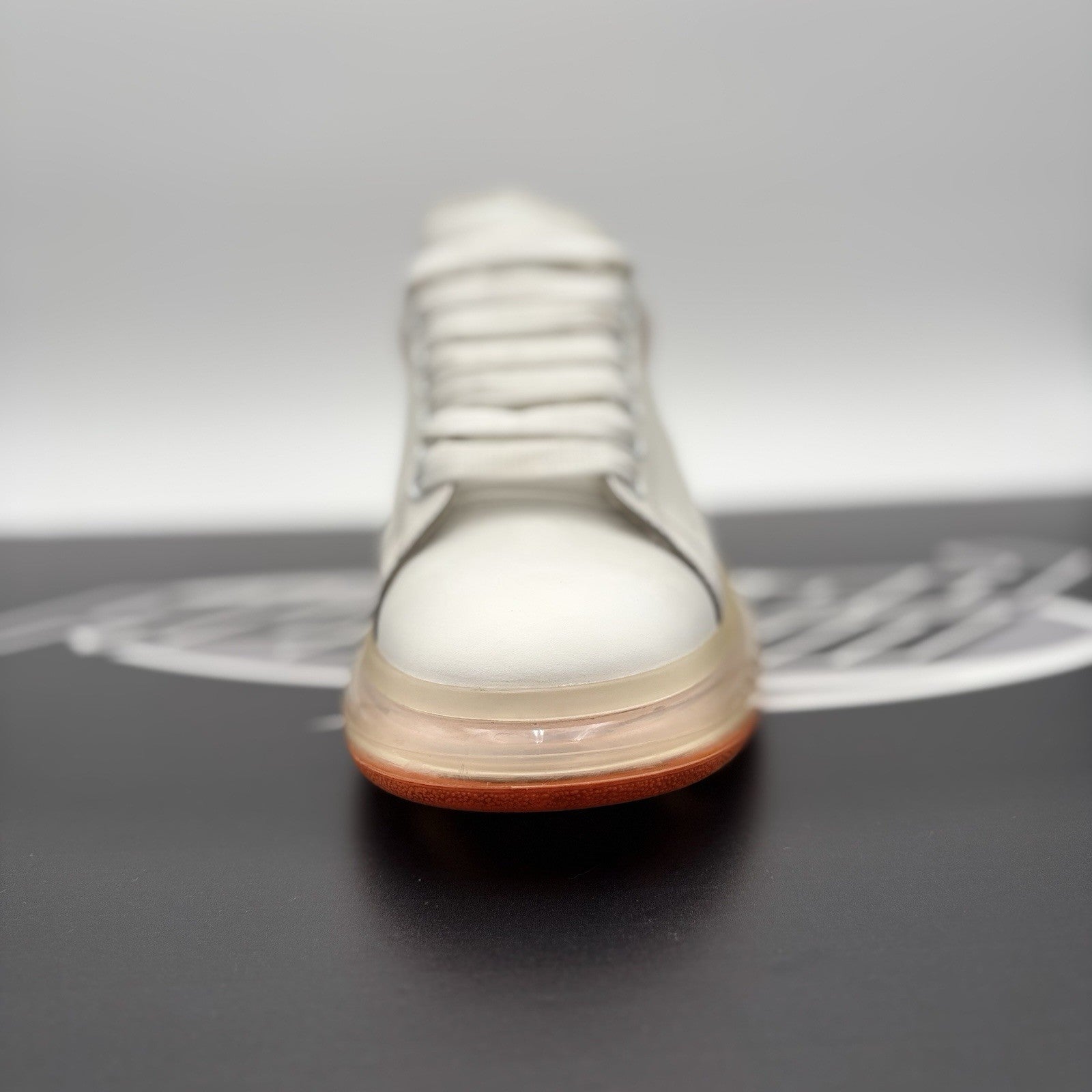 Size 43 (10 US) Alexander McQueen ' Translucent Orange ' | GREAT COND!