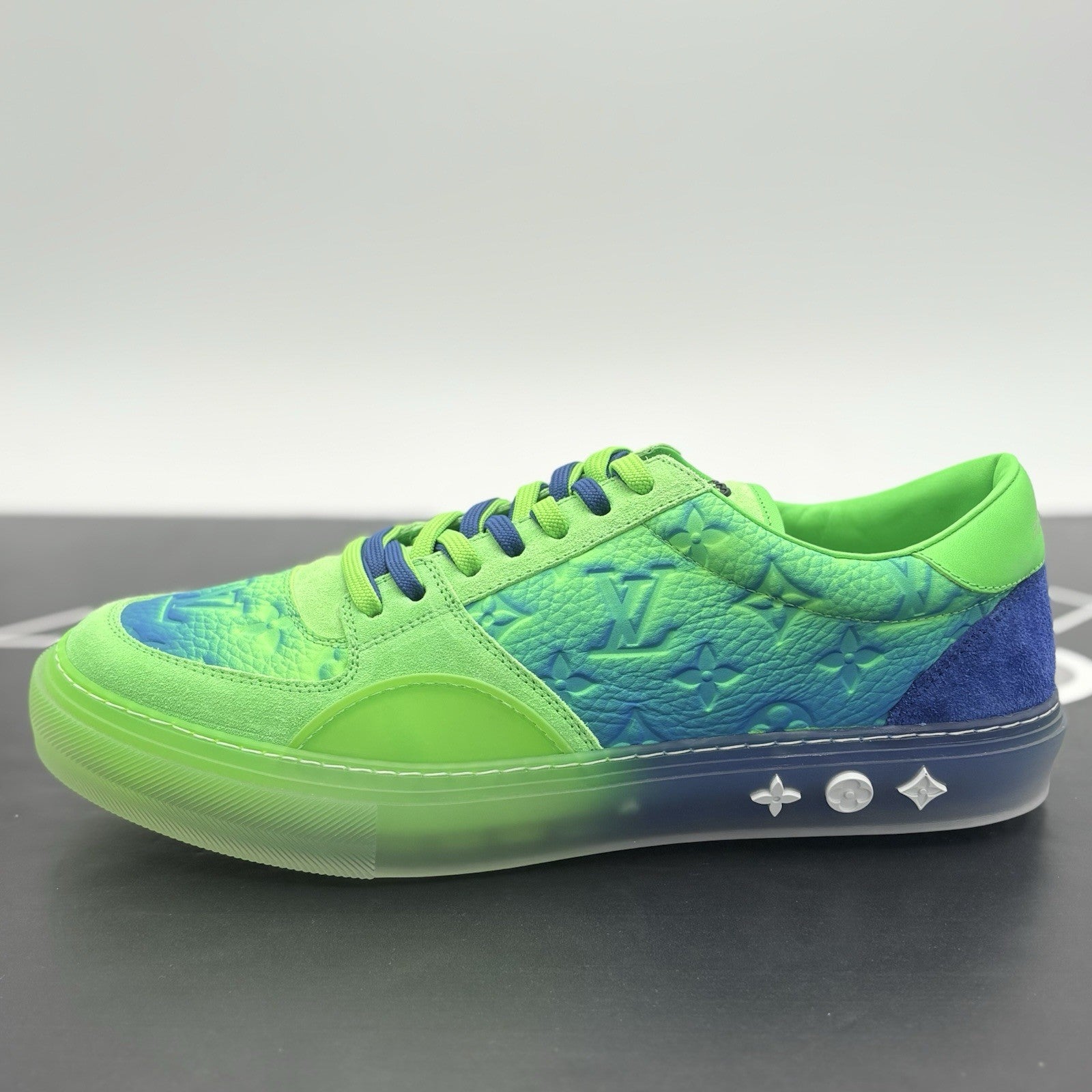 Size 9 LV (10-10.5 US) Louis Vuitton Ollie Richelieu ' Green ' | BRAND NEW!