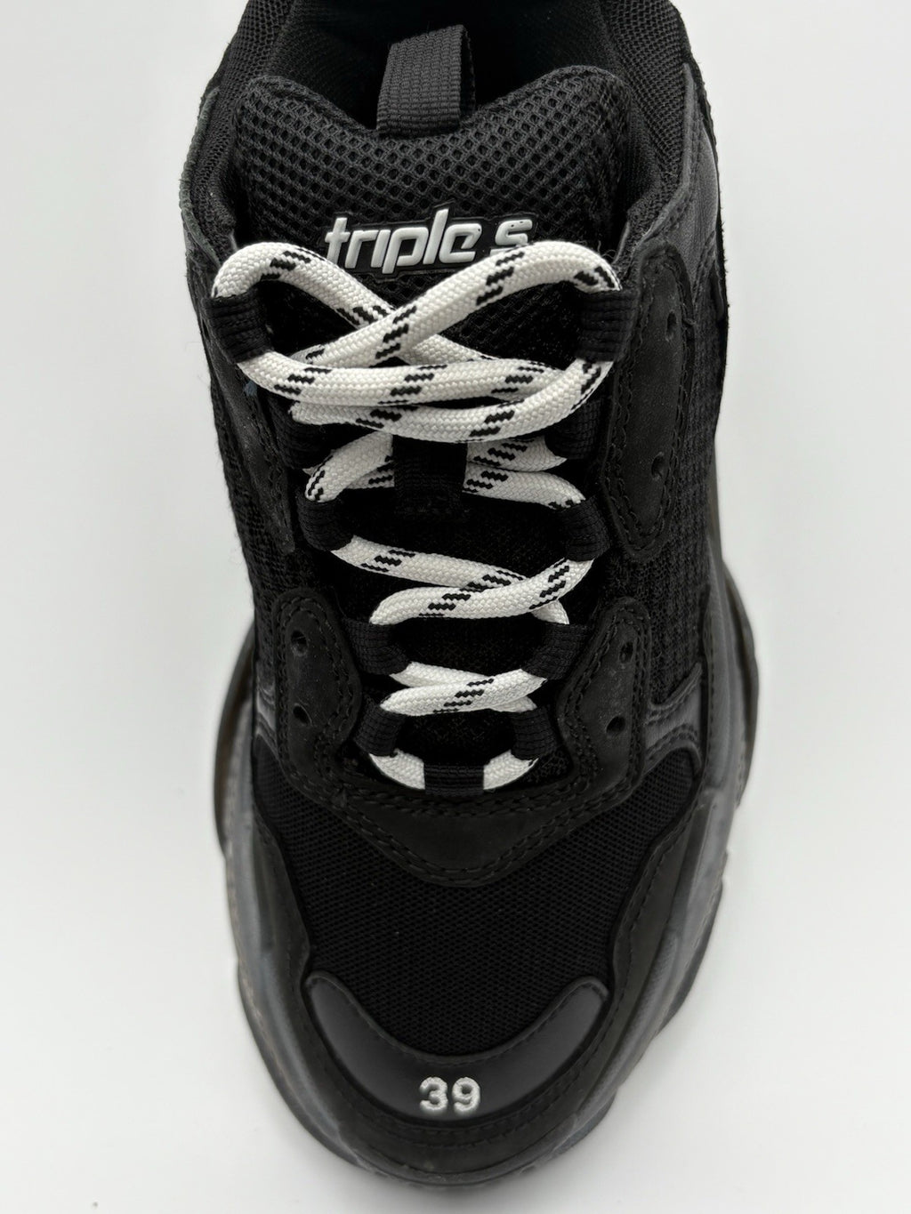 Size 39 - Balenciaga Triple S ' Black ' | SUPER CLEAN!