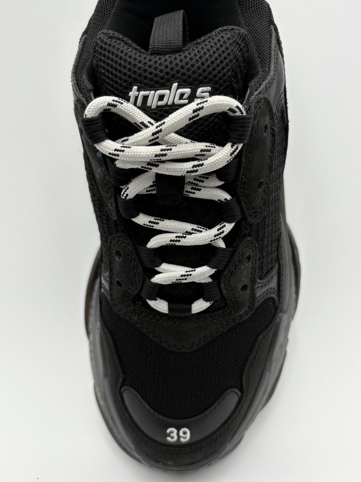 Size 39 - Balenciaga Triple S ' Black ' | SUPER CLEAN!