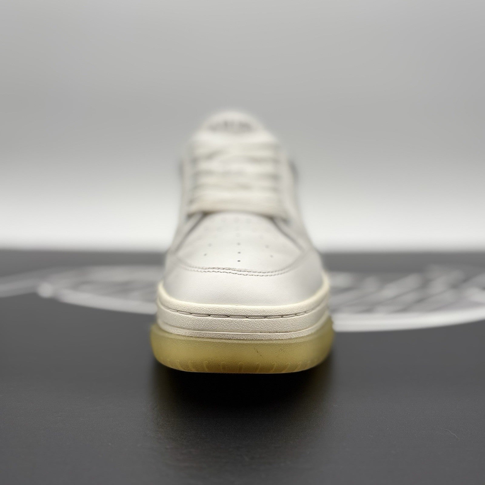 Size 43 (10US) - Amiri Stadium Low Top Sneakers ‘ White , Black ‘ | GOOD COND!