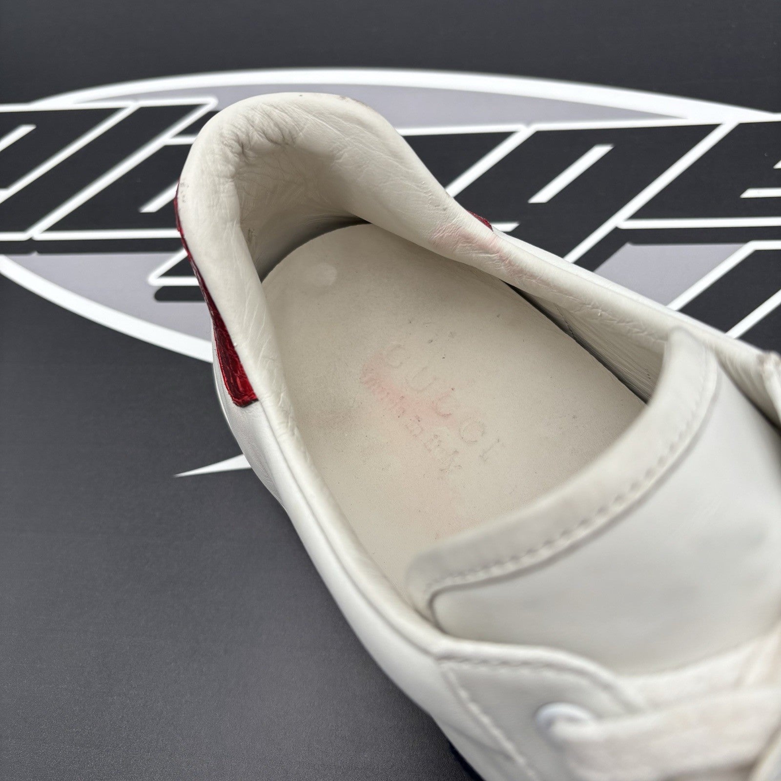 Size 9.5 G (10 US) - Gucci Ace Web Patches ' UFO, Dragon ' | GREAT CONDITION!
