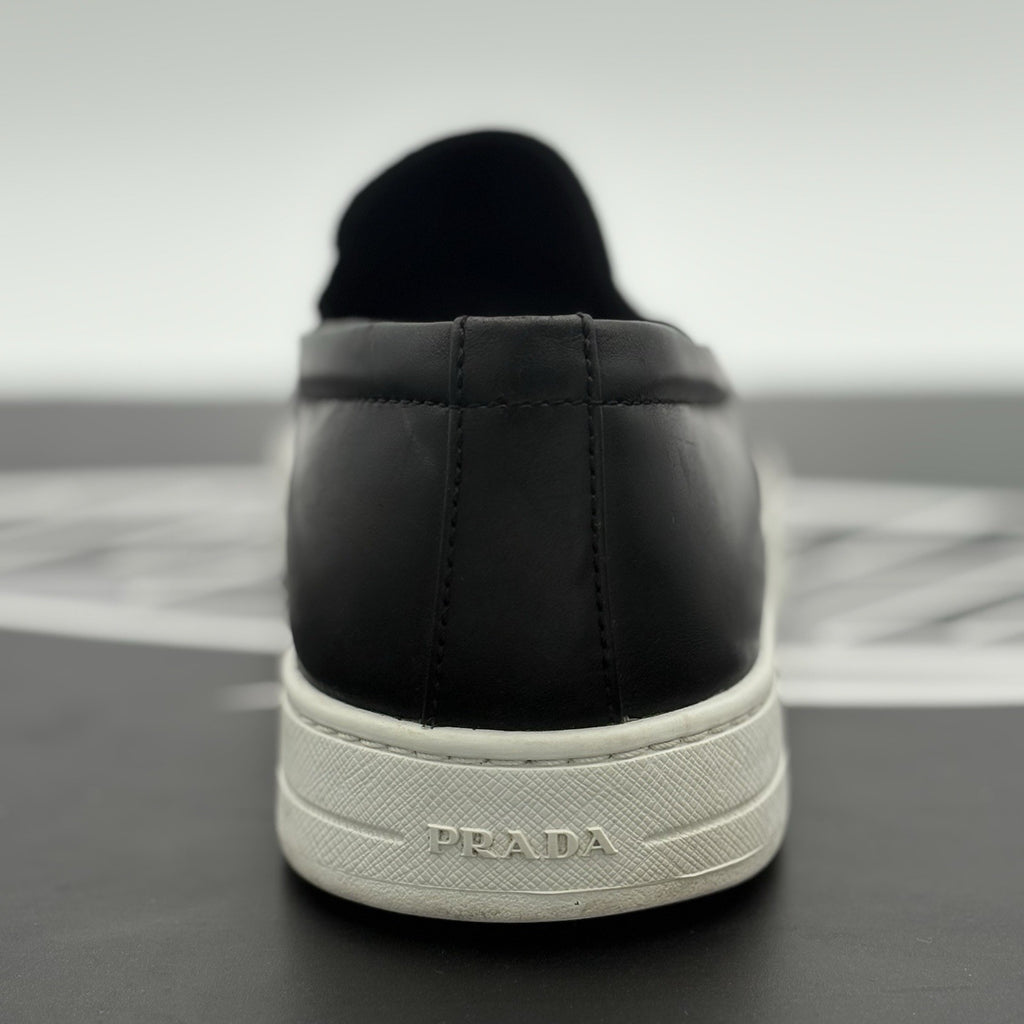 Size 6.5 UK (7.5 US) - Prada Suede Loafer ' Navy ' | GOOD CONDITION!