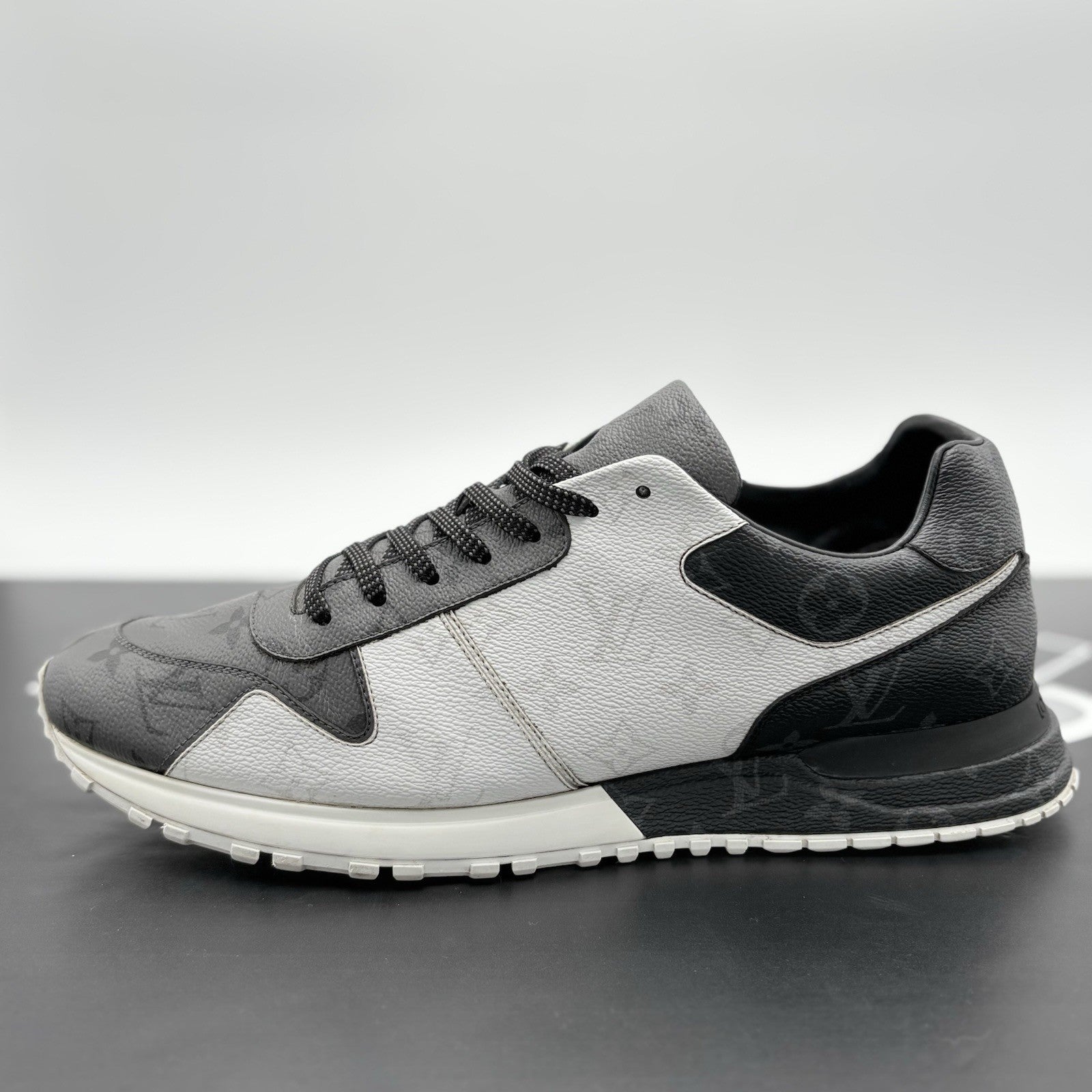 Size 11 LV (12-12.5 US) - Louis Vuitton Runaway Trainer Mongram ' Grey White '