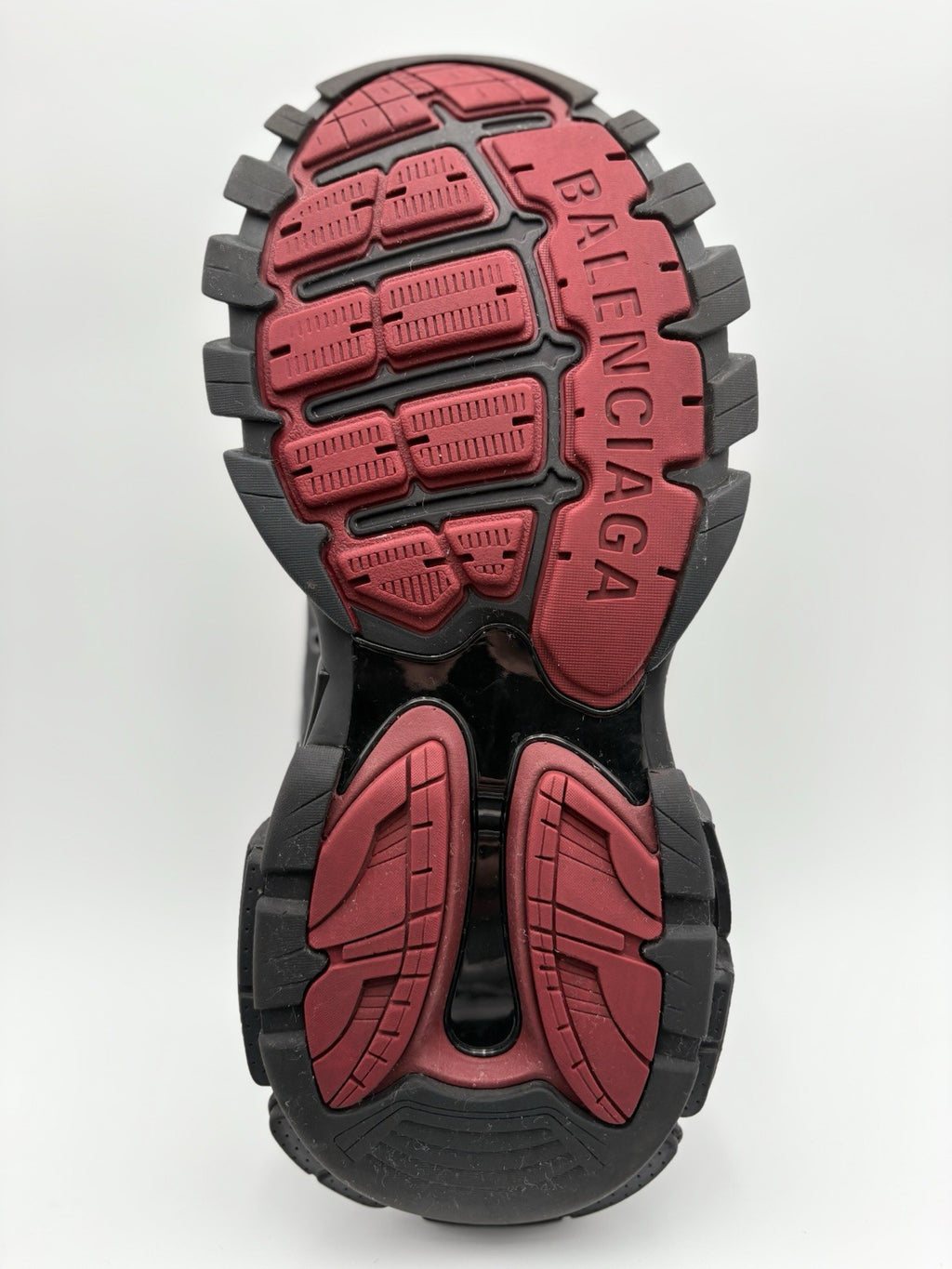 Size 43 (10 US) - Balenciaga Track Sneaker ' Black Bordeaux ' | SUPER CLEAN!