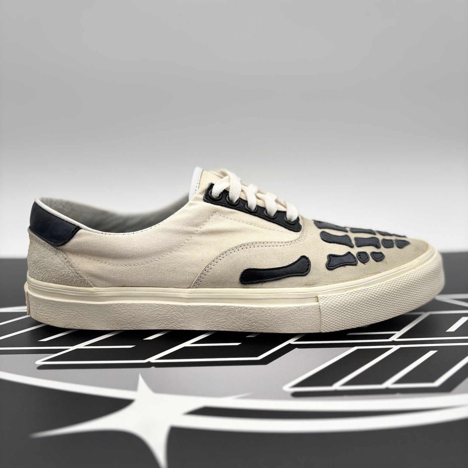 Size 42 (9 US) - Amiri Bone Slip On Skeleton Sneakers | GREAT CONDITION!