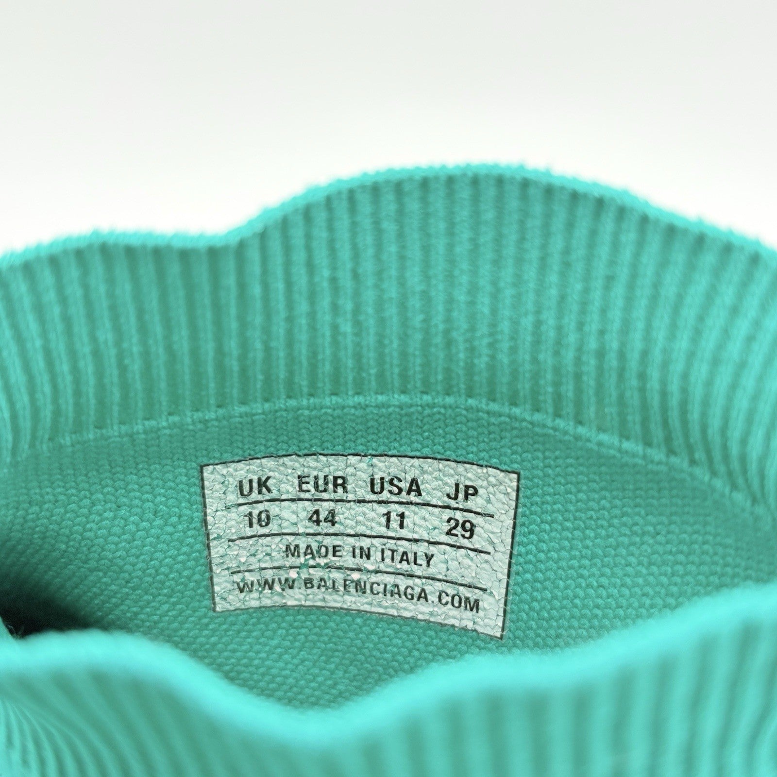 Size 44 (11 US) - Balenciaga Speed Trainer ' Turquoise ' | GREAT CONDITION!