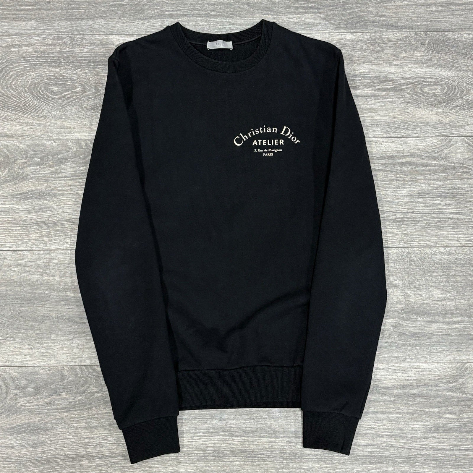 Size XS - Dior Homme Atelier Sweatshirt ' Black ' | SUPER CLEAN!