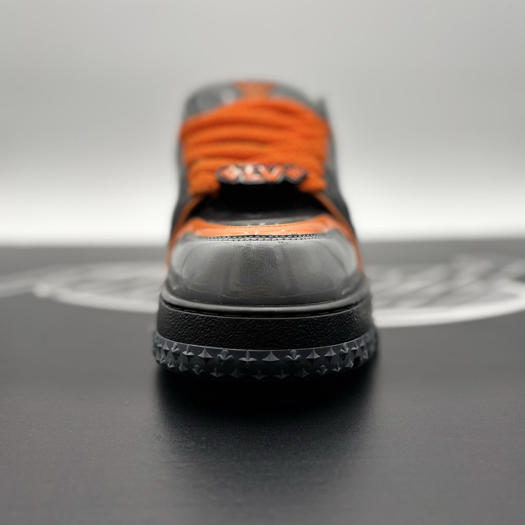 Size 10 LV (11-11.5 US) - Louis Vuitton Maxi ' Black, Orange ' | SUPER CLEAN!
