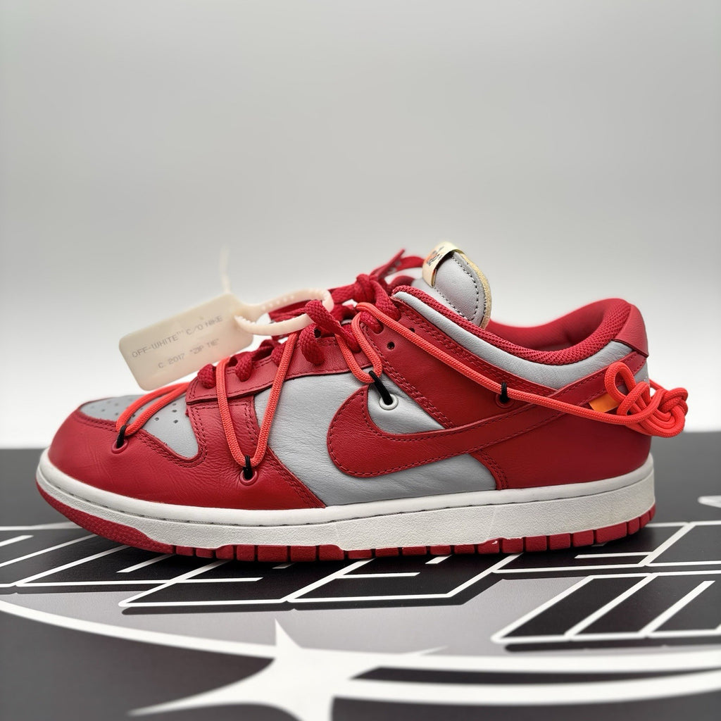 Size 9.5 - Nike Dunk Low x OFF-WHITE 2019 ' University Red ' | GREAT CONDITION!