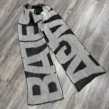 Logo Printed Wool Scarf