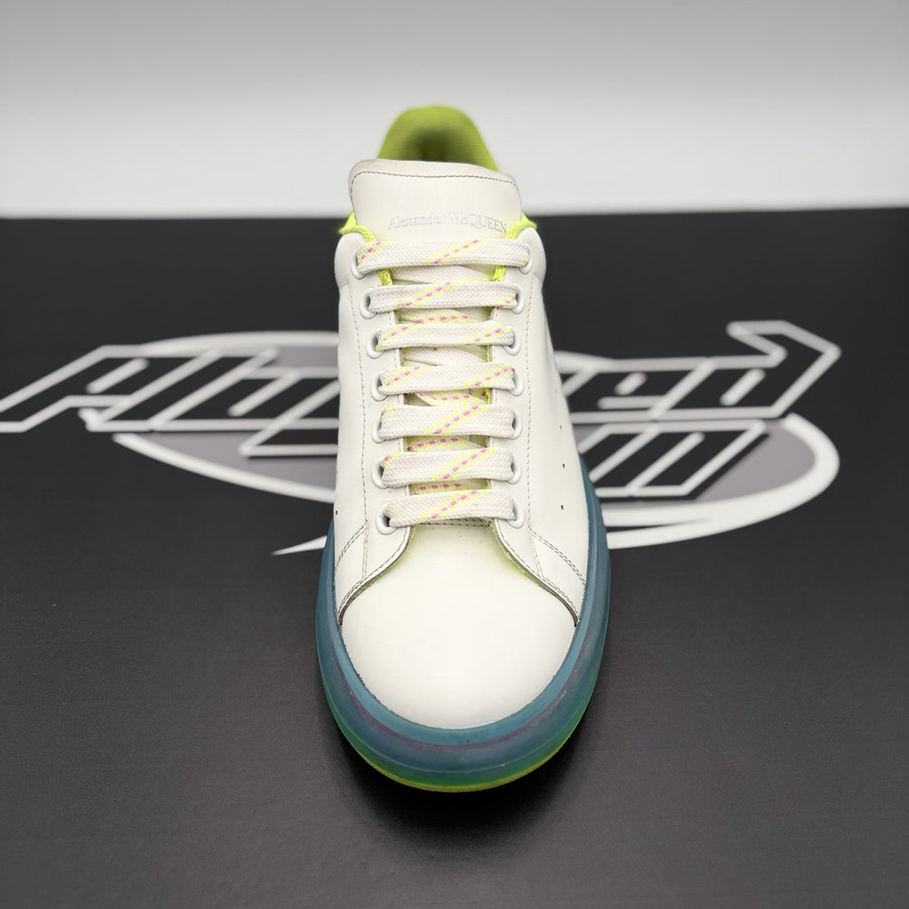 Size 42 (9 US) Alexander McQueen ' Transparent Sole/White Iridescent '