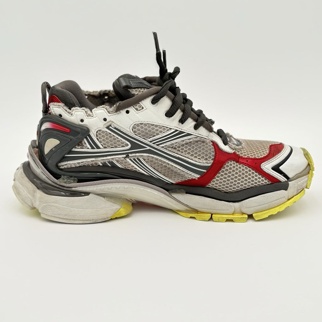 Size 44 (11 US) - Balenciaga Runner ' Black White Red Fluo Yellow ' | GOOD COND!