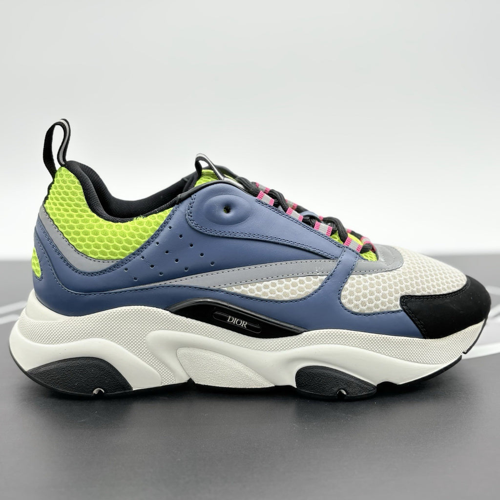Size 42 (9 US) - Dior B22 Sneaker ' Blue Lime ' | SUPER CLEAN!