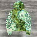 Size M - Amiri Tie Dye Bones Hoodie ' Green ' | GREAT CONDITION!