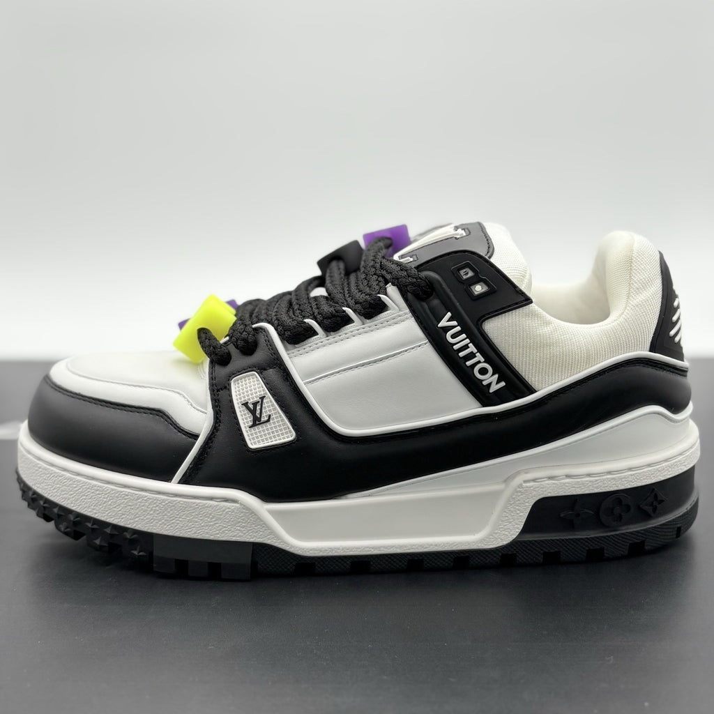 Size 10.5 LV (11.5-12 US) - Louis Vuitton Maxi ' Black White ' | ONLY TRIED ON!