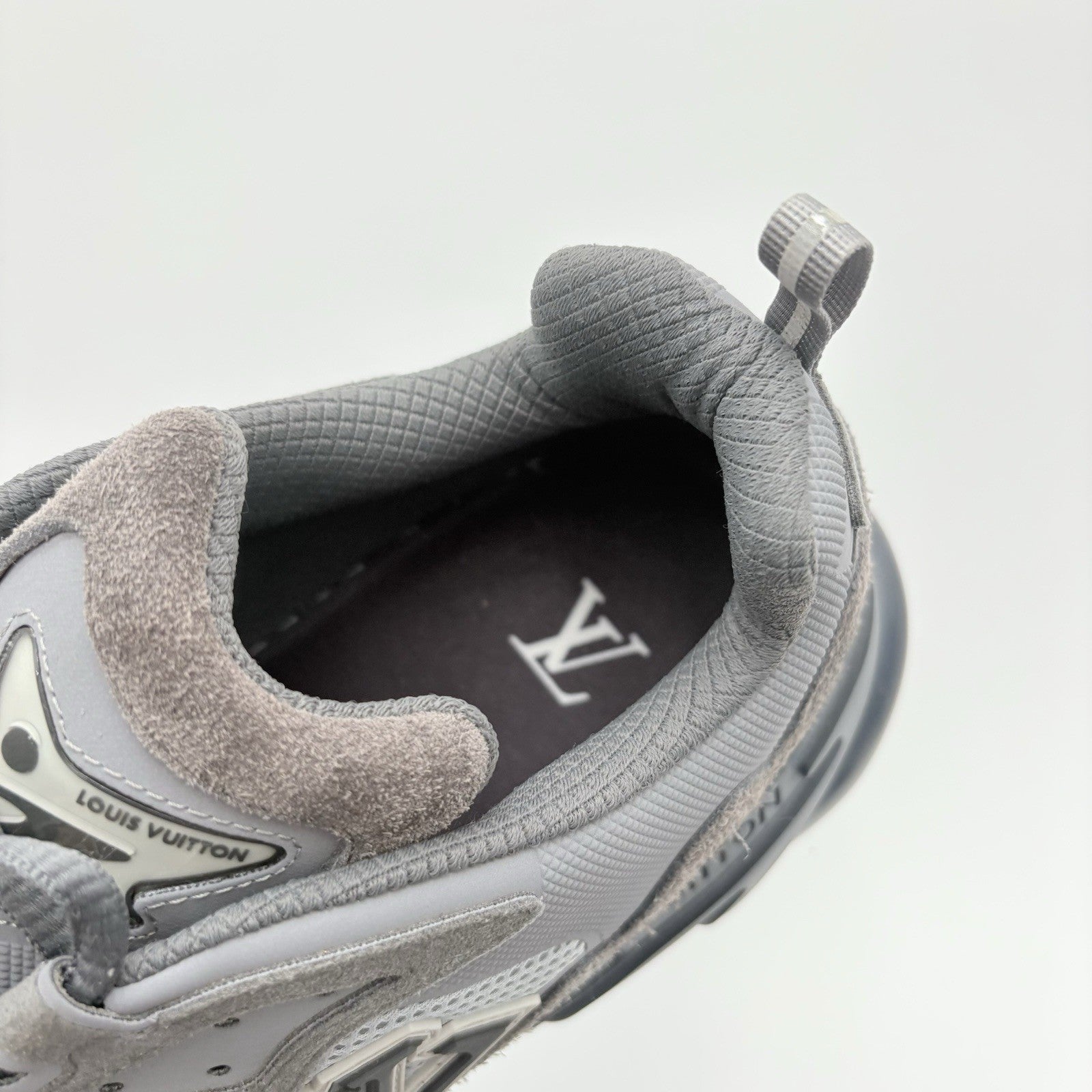 Size 12 LV (13-13:5 US) Louis Vuitton Tactic Runner ' Grey ' | SUPER CLEAN!