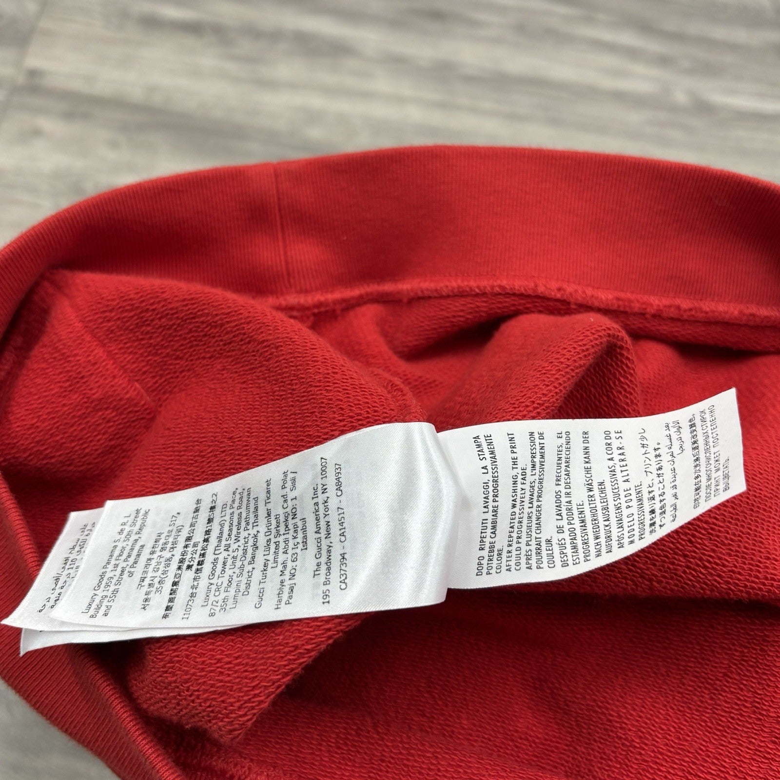 Size M - Gucci Mirrored Print Hoodie ' Red ' | GREAT CONDITION!