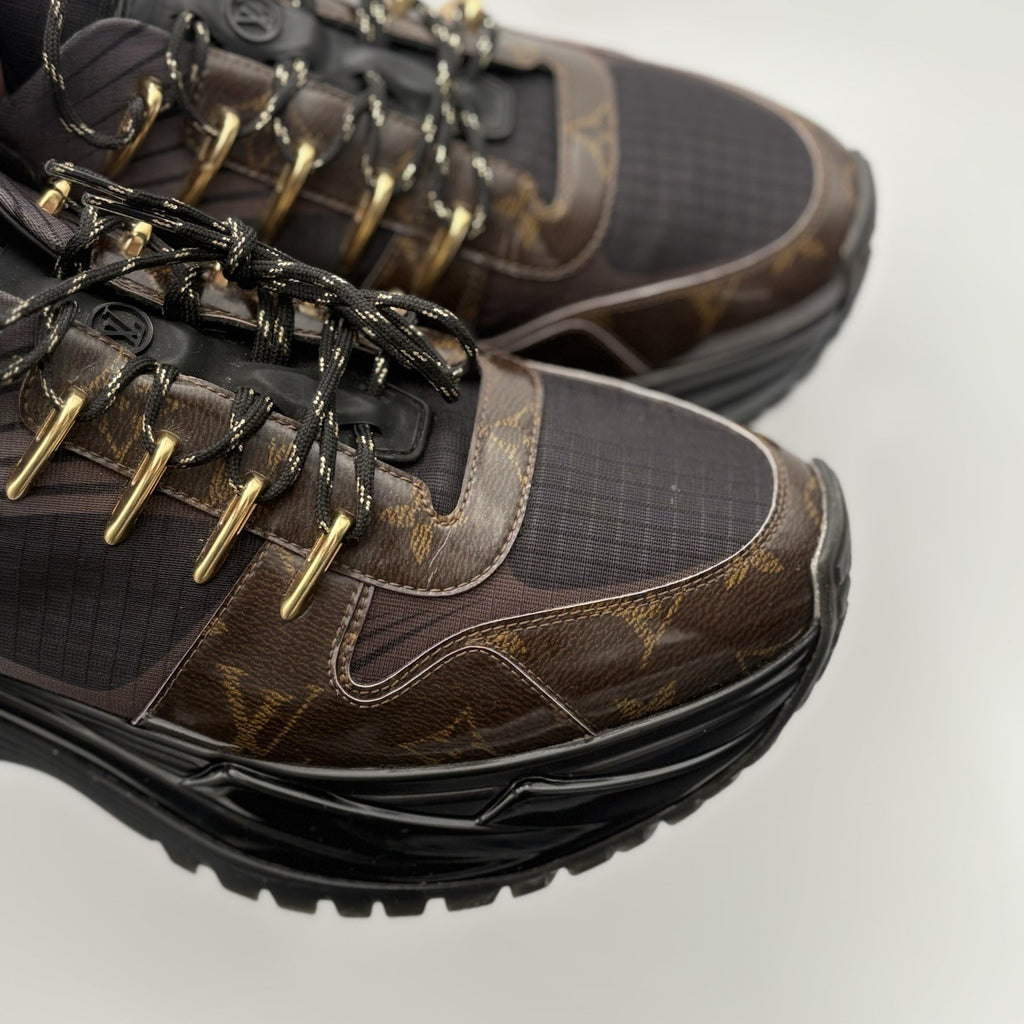 Size 9.5 LV (10.5-11 US) Louis Vuitton Run Away Pulse ' Brown Eclipse ' | CLEAN!