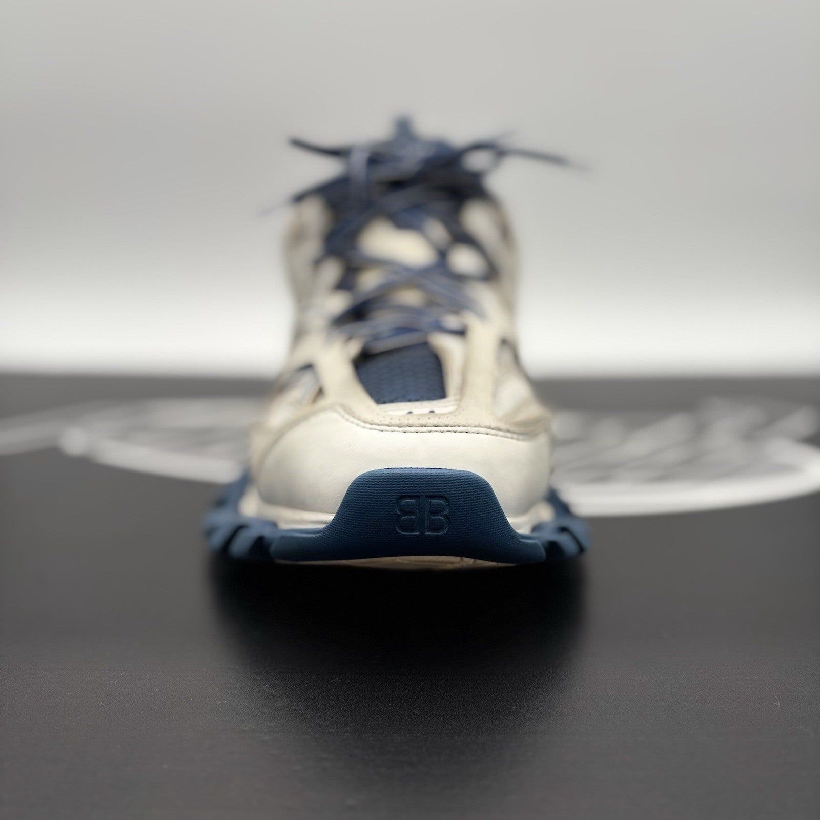 Size 44 (11 US) - Balenciaga Track ' White, Navy ' | GOOD CONDITION!