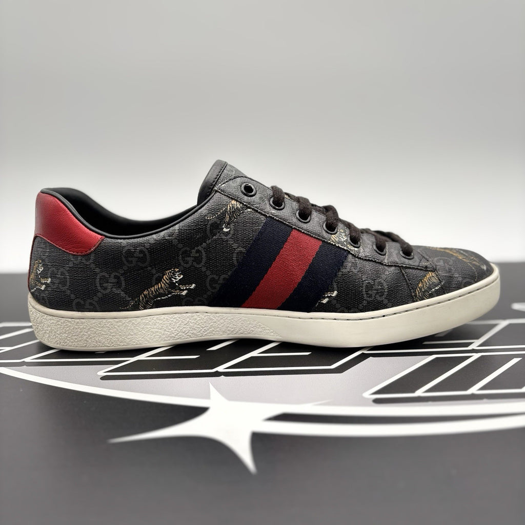 Size 8 G (8.5 US) - Gucci Tiger Ace GG Supreme Monogram | GREAT CONDITION!