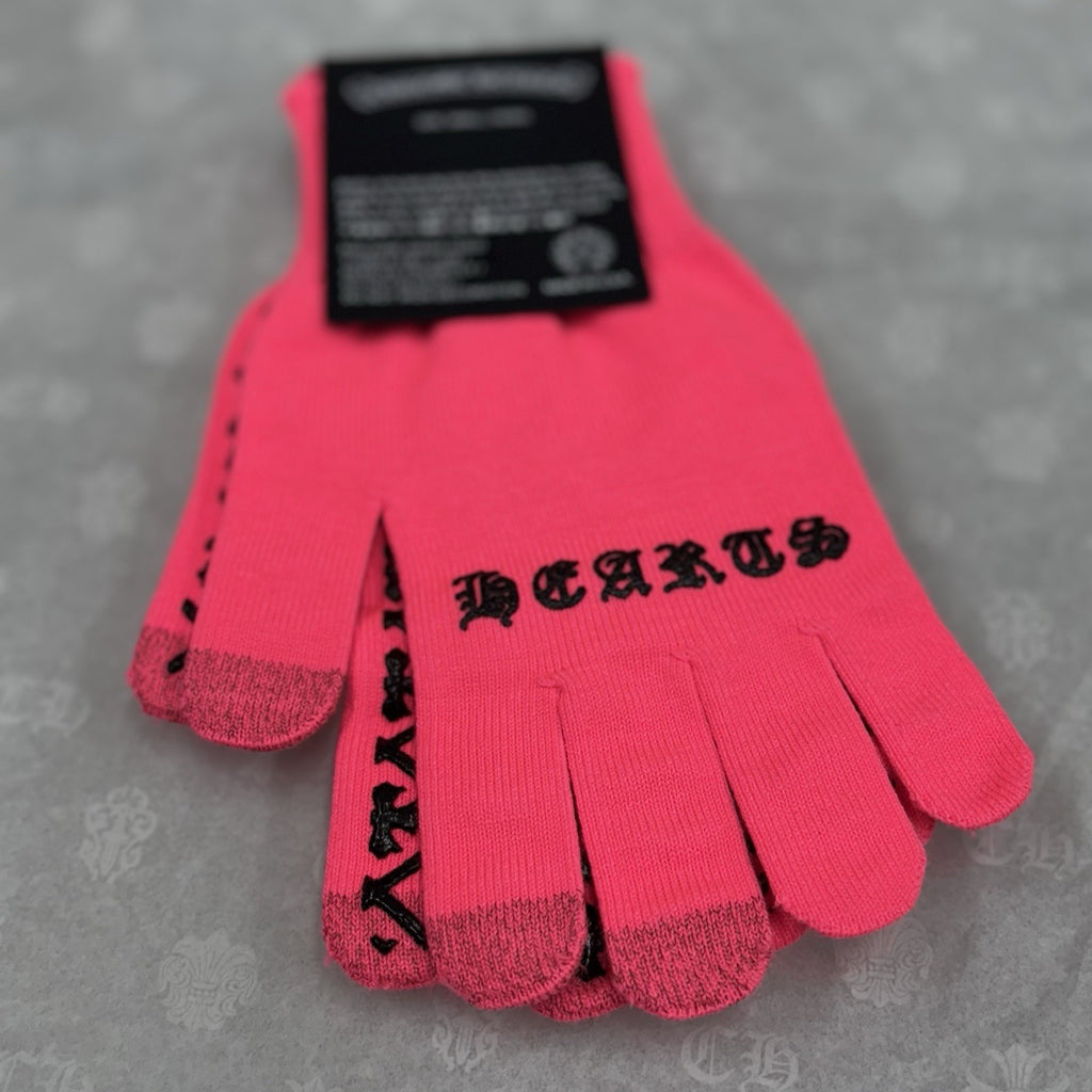Size Small - Chrome Hearts Work Gloves ' Pink ' | BRAND NEW!