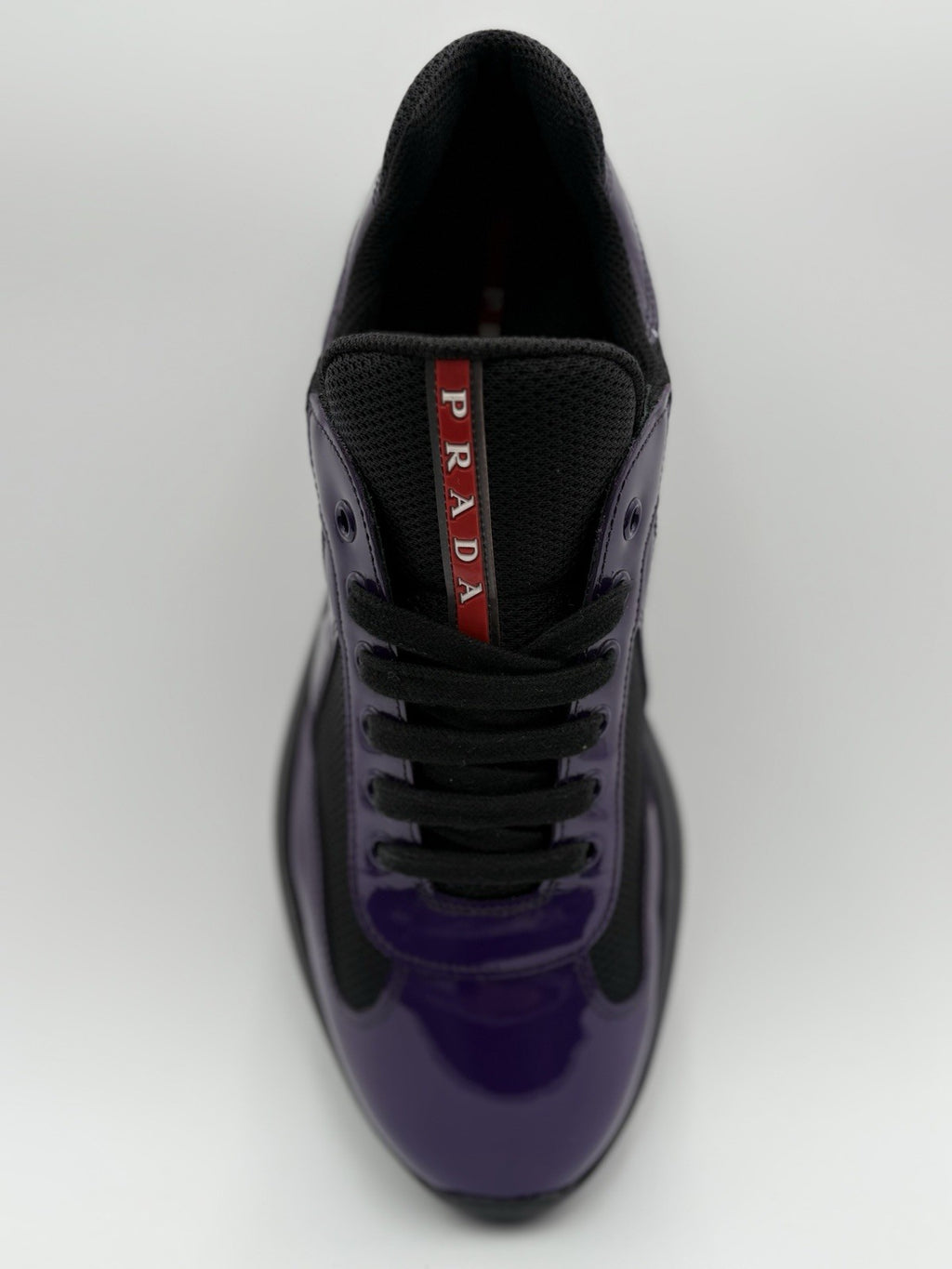 Size 8 UK (9 US) - Prada Americas Cup ' Violet Black ' | SUPER CLEAN!