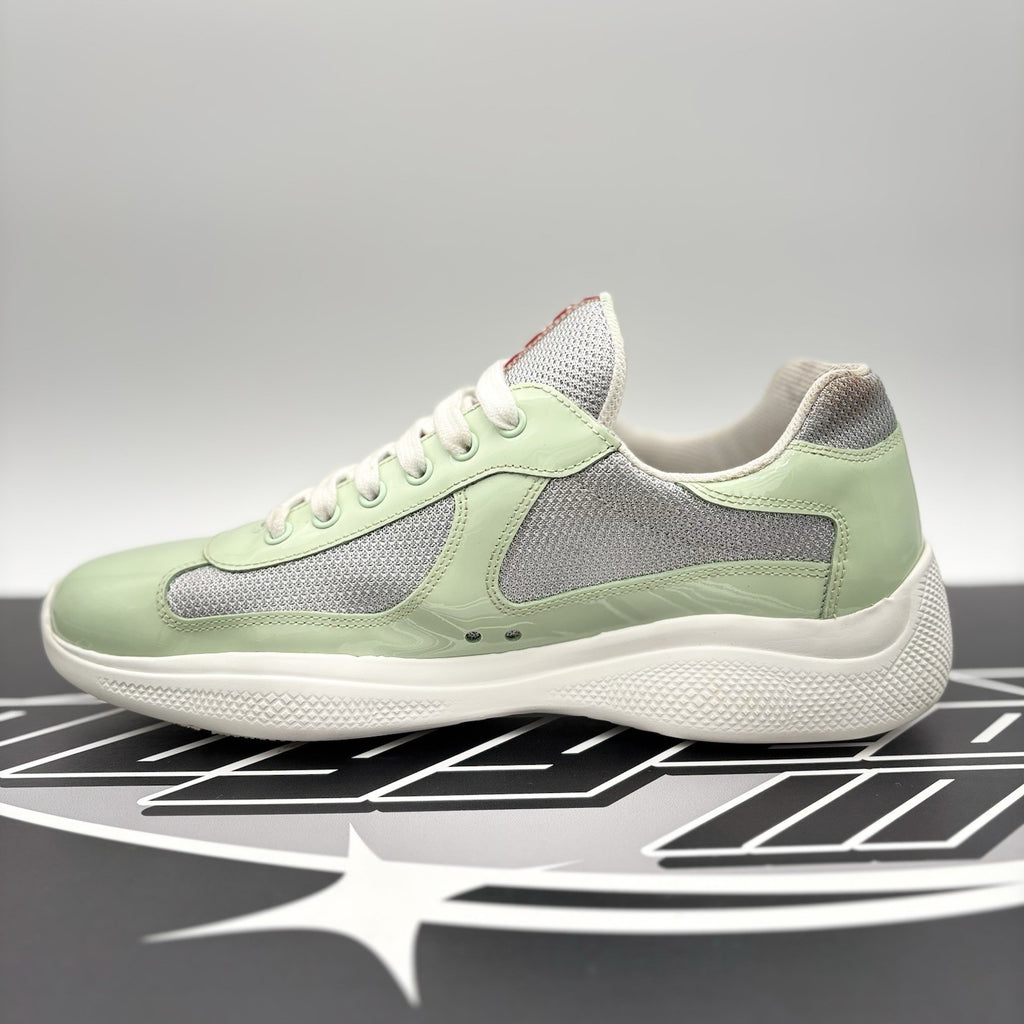 Size 8 UK (9 US) Prada Americas Cup ' White, Mint, Silver ' | GREAT CONDITION!