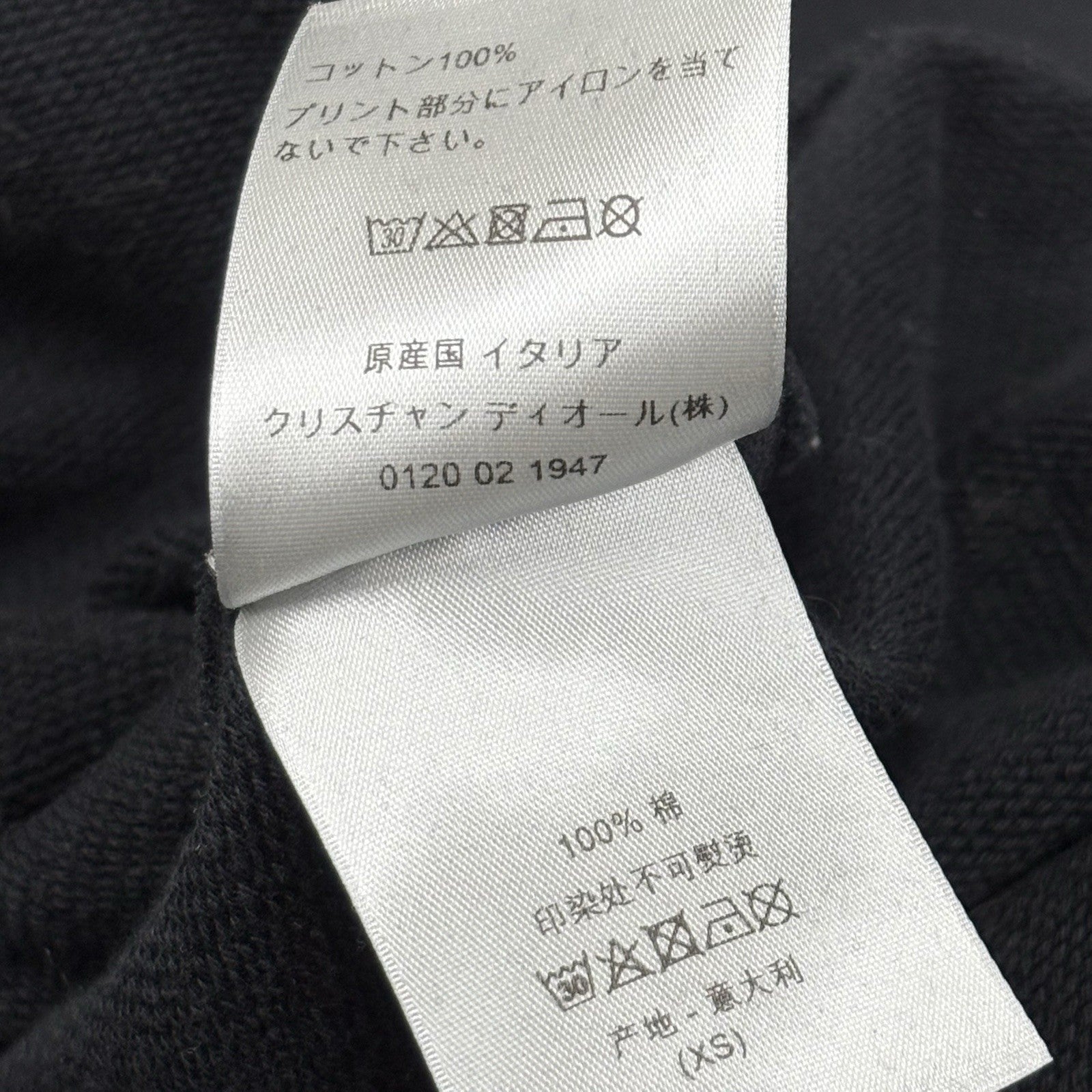 Size XS - Dior Homme Atelier Sweatshirt ' Black ' | SUPER CLEAN!