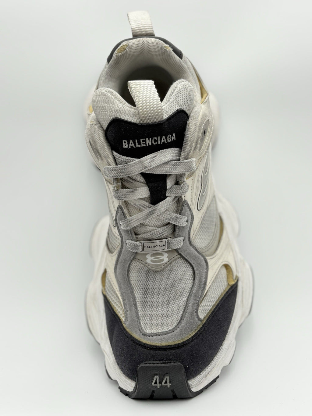 Size 44 (11 US) - Balenciaga Cargo Sneakers ' White Grey Black ' | GREAT COND!
