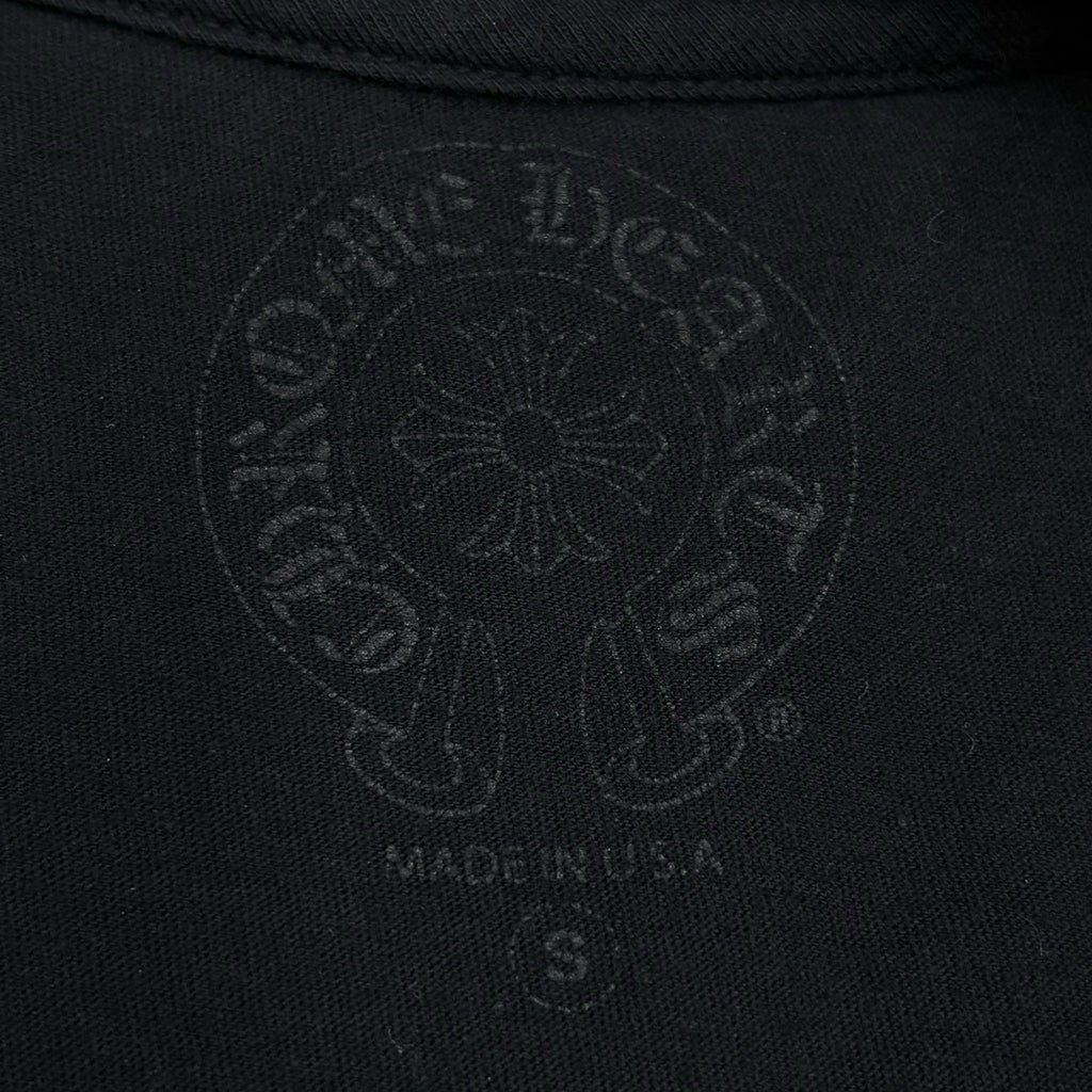 Size Small - Chrome Hearts Collar Print T-Shirt ' Black White ' | GOOD CONDITION