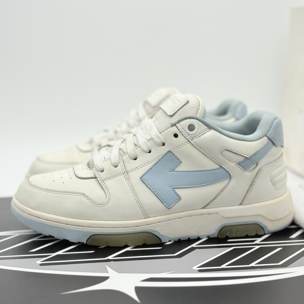 Size 41 (8 US) Off-White Out of Office ' White Light Blue ' | GOOD CONDITION!
