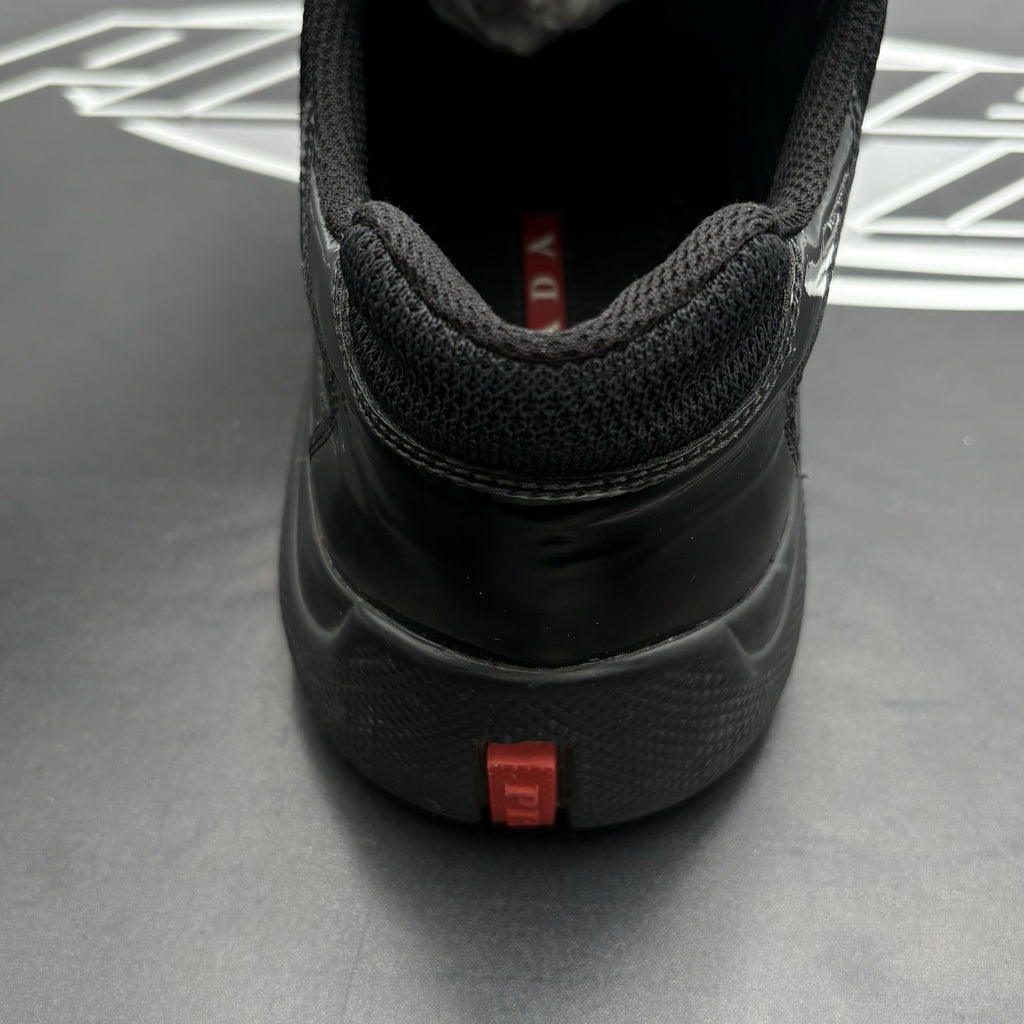 Size 7 UK (8 US) Prada Americas Cup ' Black ' | GOOD CONDITION!