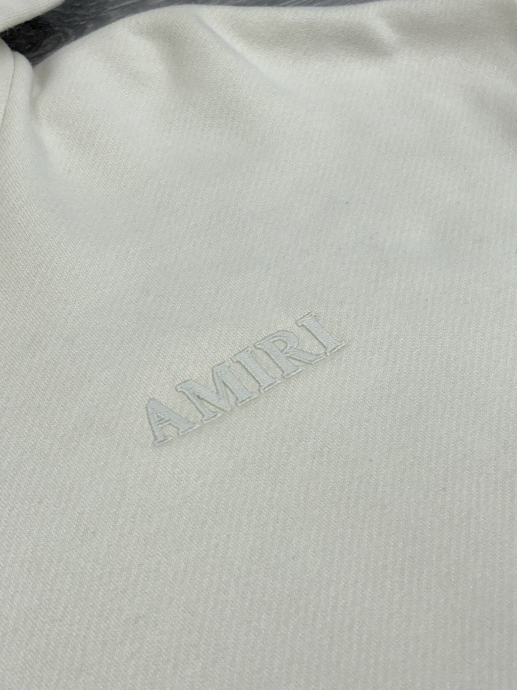 Size M - Amiri Embroidered Logo Hoodie ' Beige ' | GREAT CONDITION!