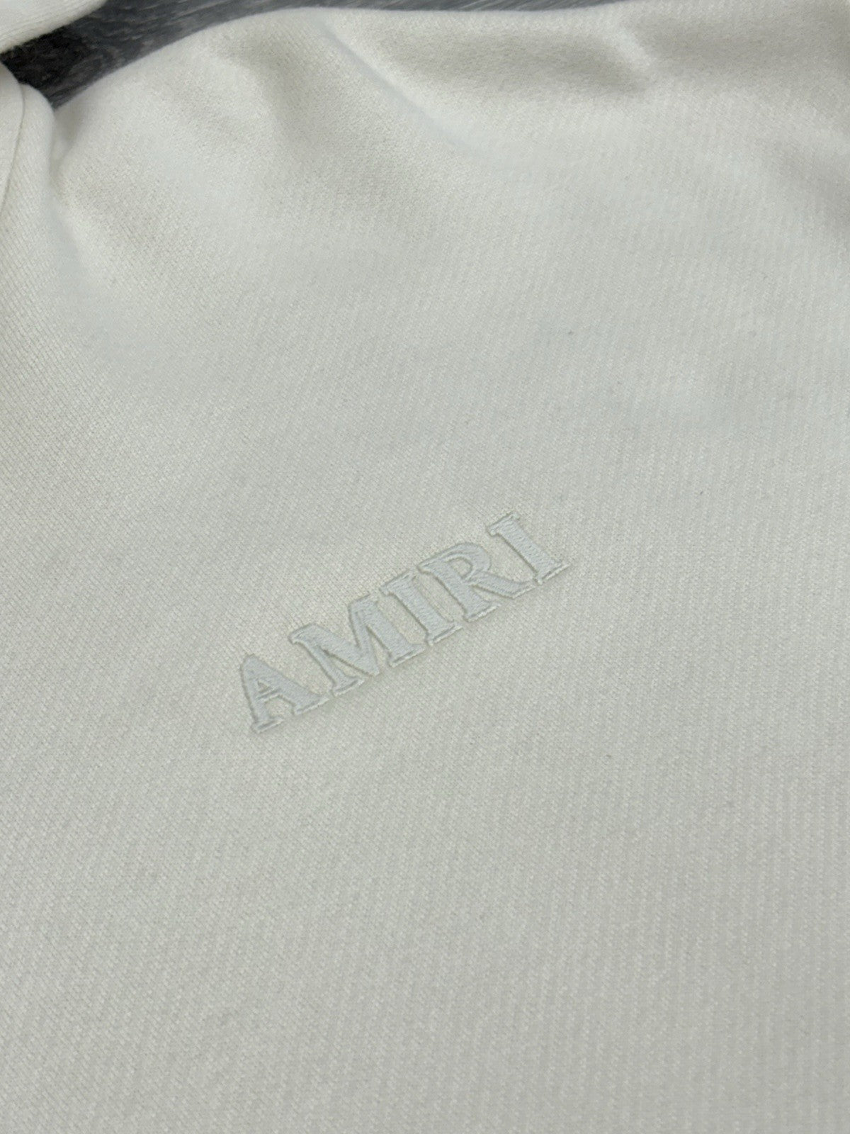 Size M - Amiri Embroidered Logo Hoodie ' Beige ' | GREAT CONDITION!