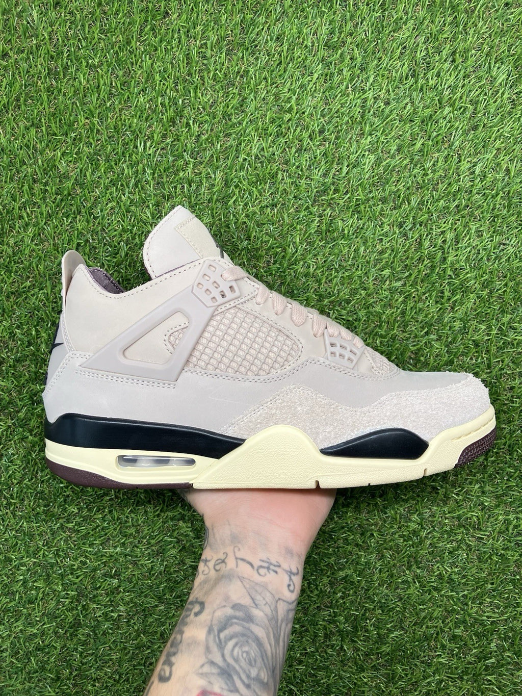Size 9.5 - Nike Air Jordan 4 Retro x A Ma Maniere ' Fossil Stone ' | BRAND NEW!