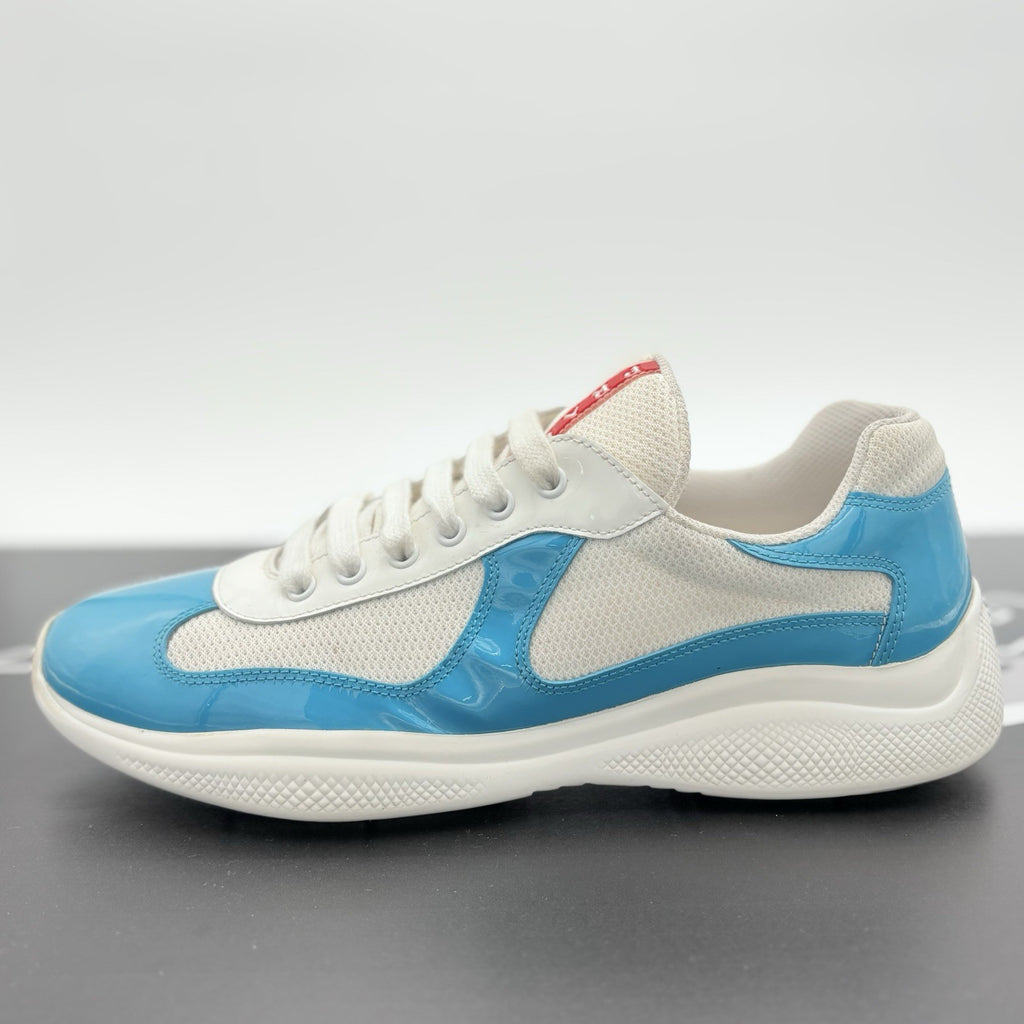 Size 8.5 UK (9.5 US) - Prada Americas Cup ' Light Blue White ' | GOOD COND!