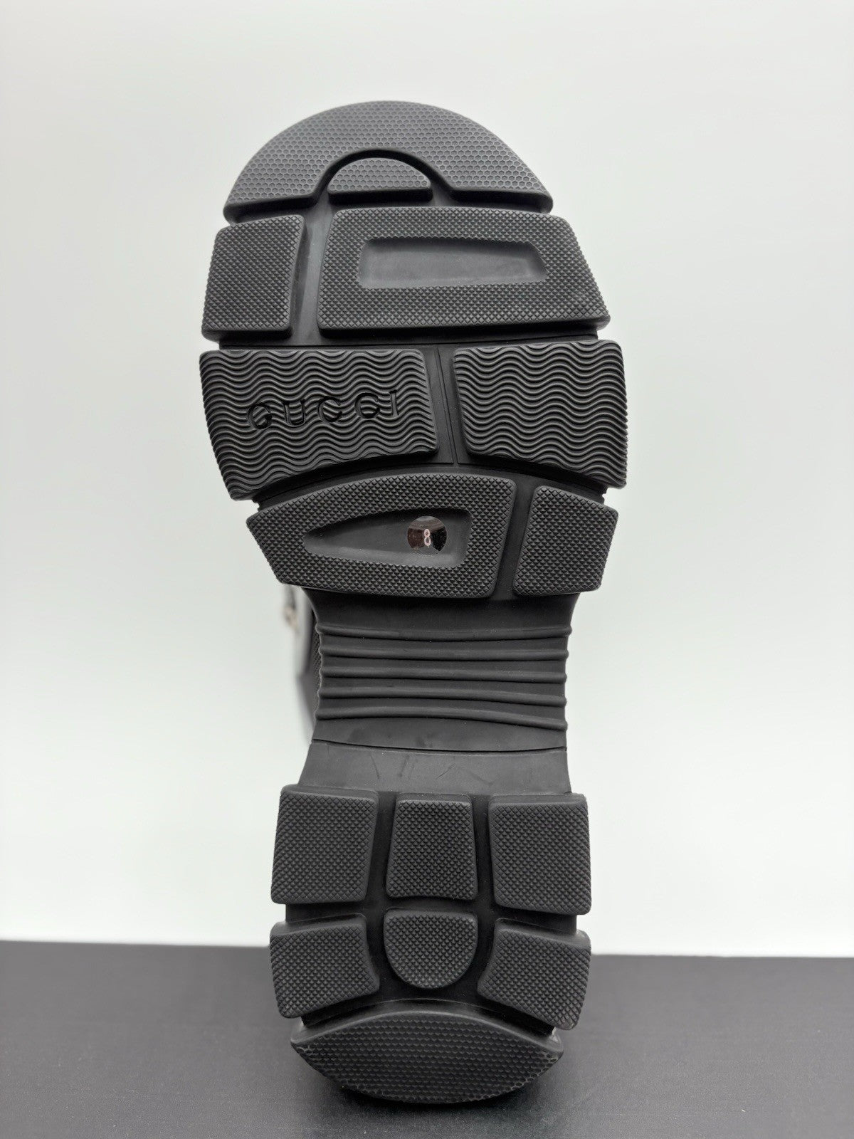 Size 8 G (8.5 US) - Gucci Flashtrek SEGA ' Reflective Grey ' | NEW!